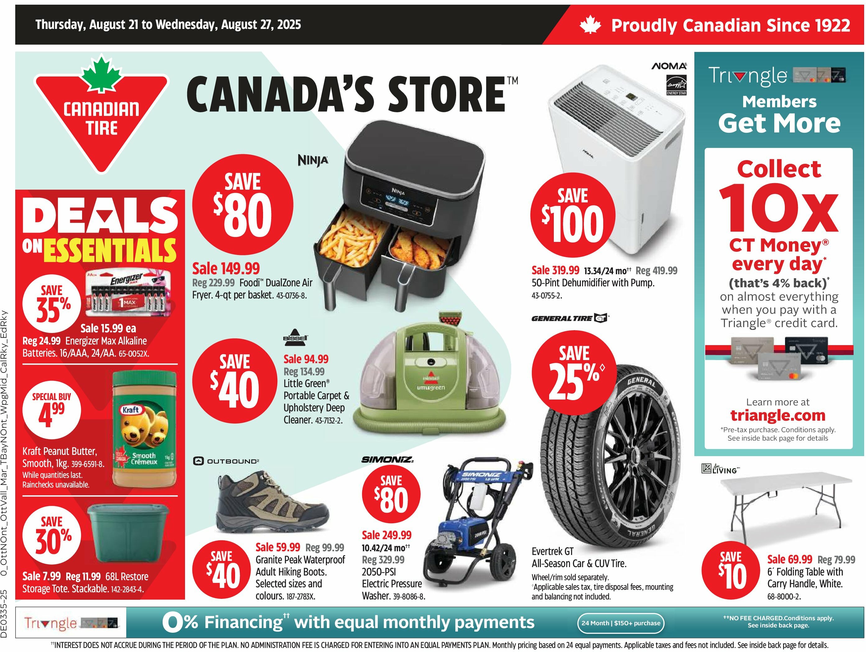 canadian-tire - Canadian Tire flyer valid from 08-21 - 08-27