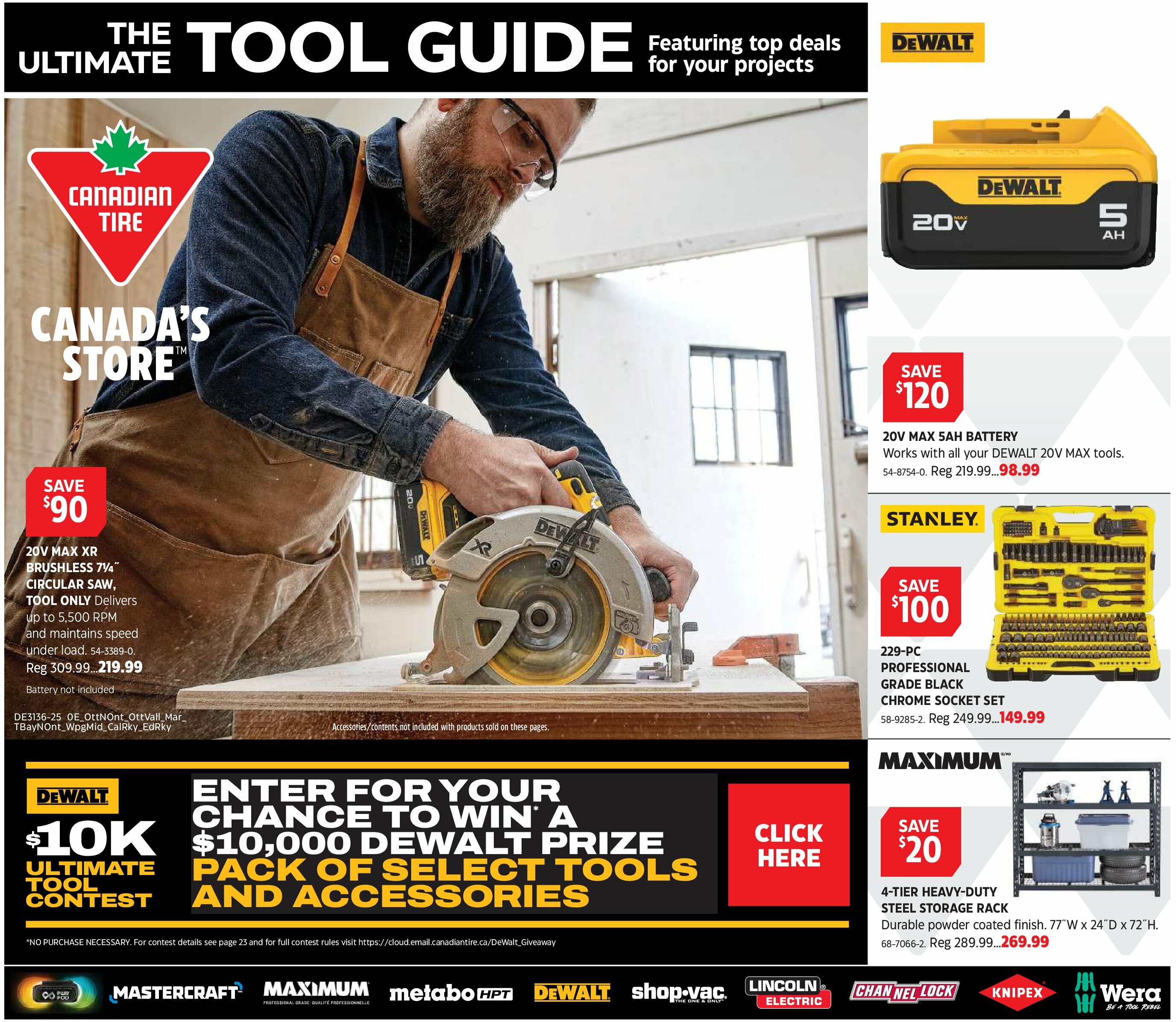 canadian-tire - Canadian Tire - The Ultimate Tool Guide flyer valid from 08-28 - 09-17 - page: 1