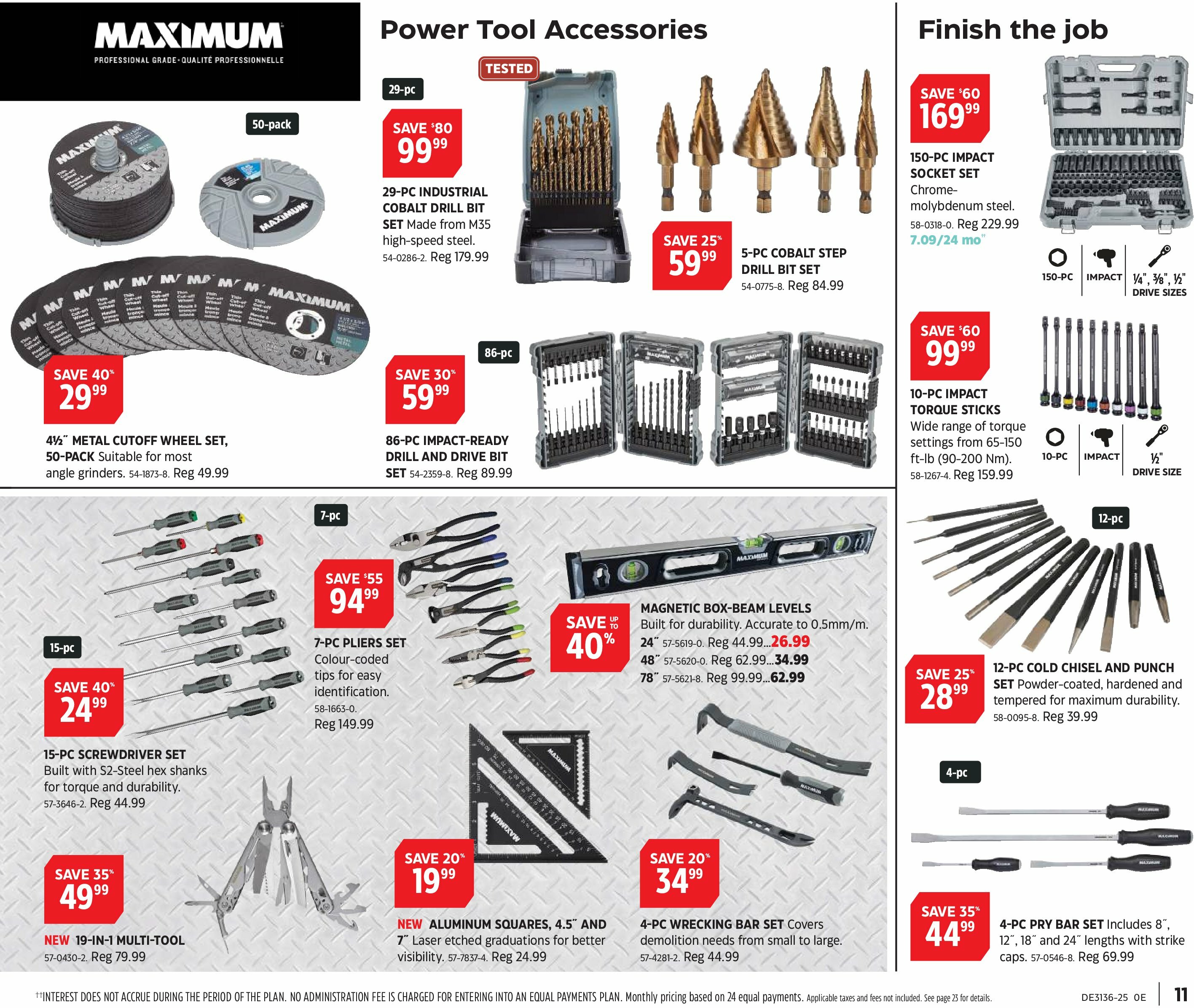 canadian-tire - Canadian Tire - The Ultimate Tool Guide flyer valid from 08-28 - 09-17 - page: 11