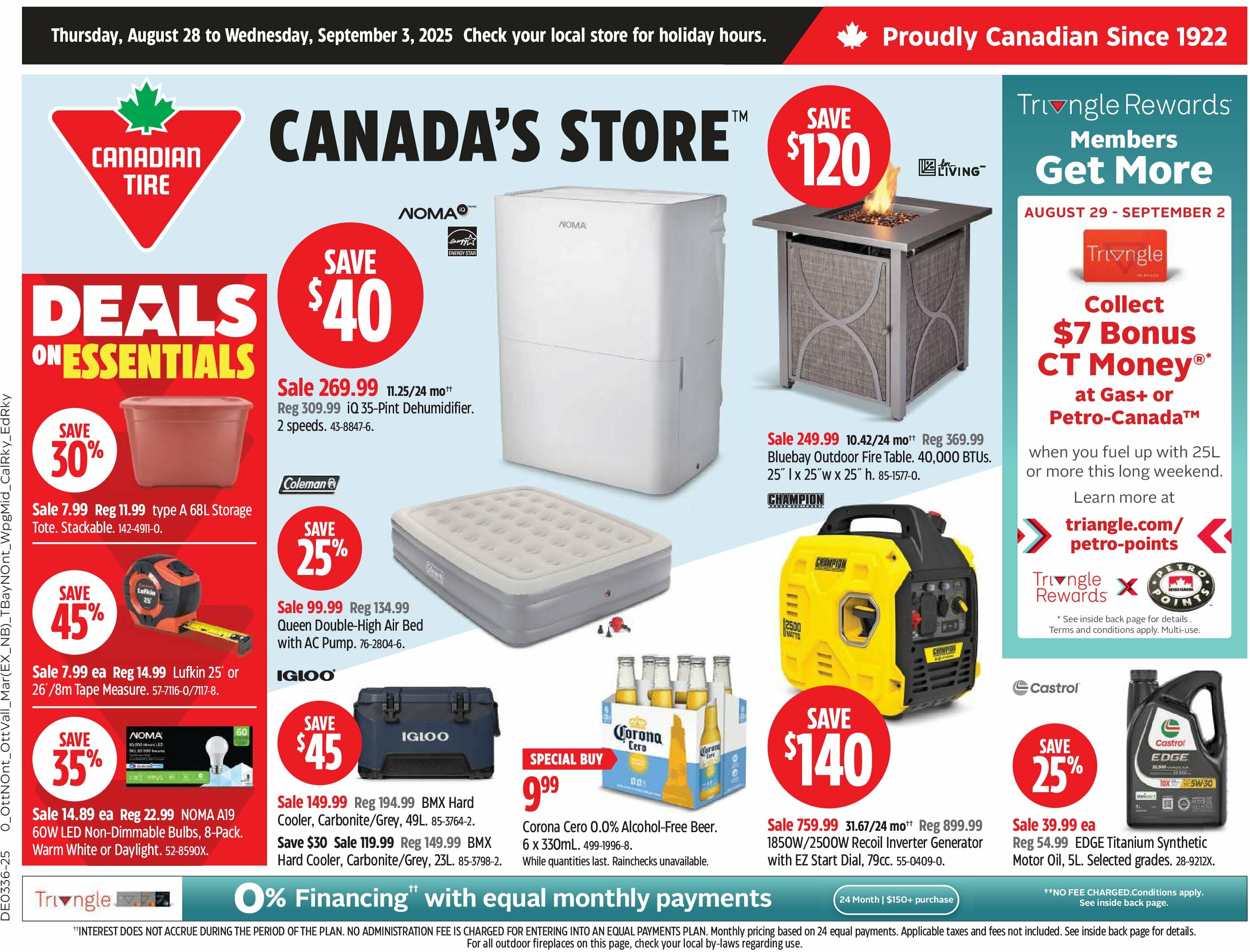 canadian-tire - Canadian Tire flyer valid from 08-28 - 09-03