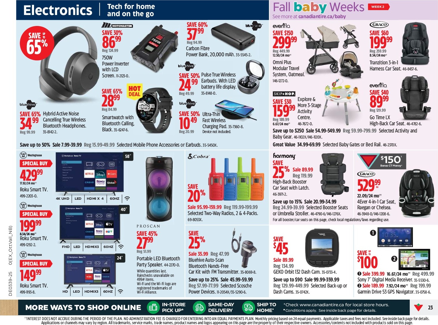 canadian-tire - Canadian Tire - Fall Store flyer valid from 09-18 - 09-25 - page: 23