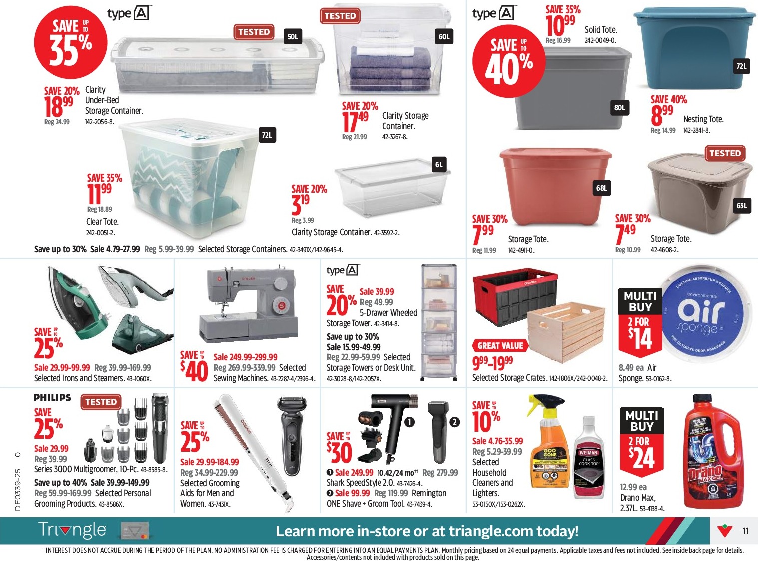 canadian-tire - Canadian Tire - Fall Store flyer valid from 09-18 - 09-25 - page: 11
