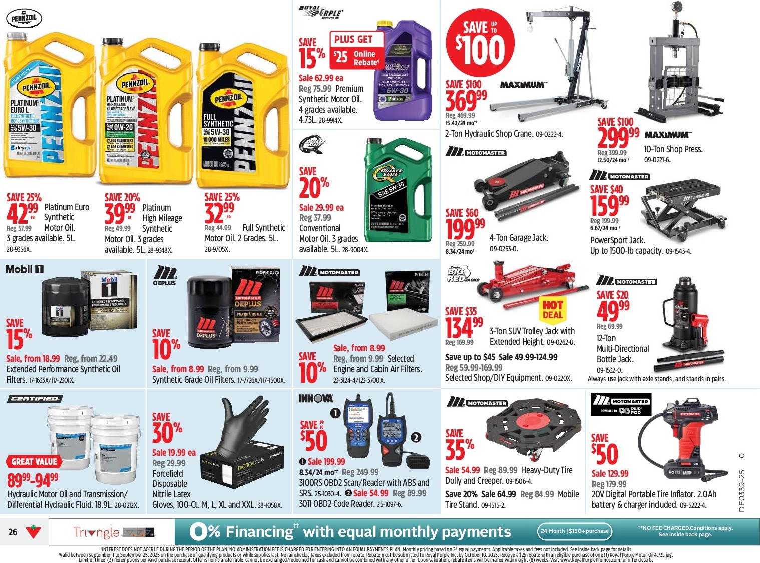 canadian-tire - Canadian Tire - Fall Store flyer valid from 09-18 - 09-25 - page: 26