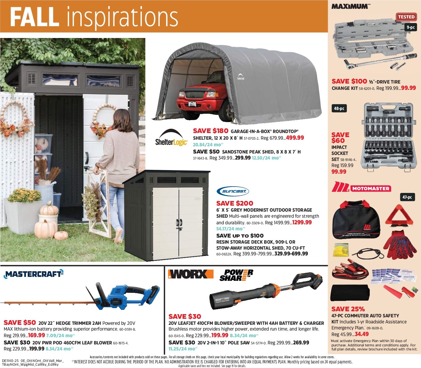 canadian-tire - Canadian Tire - Fall Inspirations flyer valid from 09-25 - 10-15 - page: 19