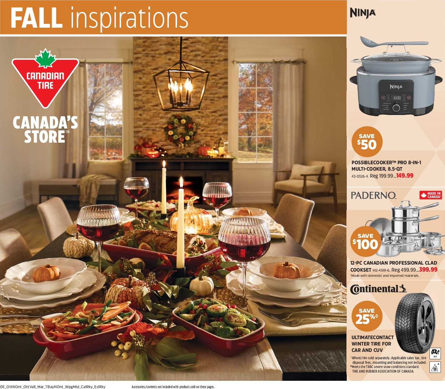 canadian-tire - Canadian Tire - Fall Inspirations flyer valid from 09-25 - 10-15