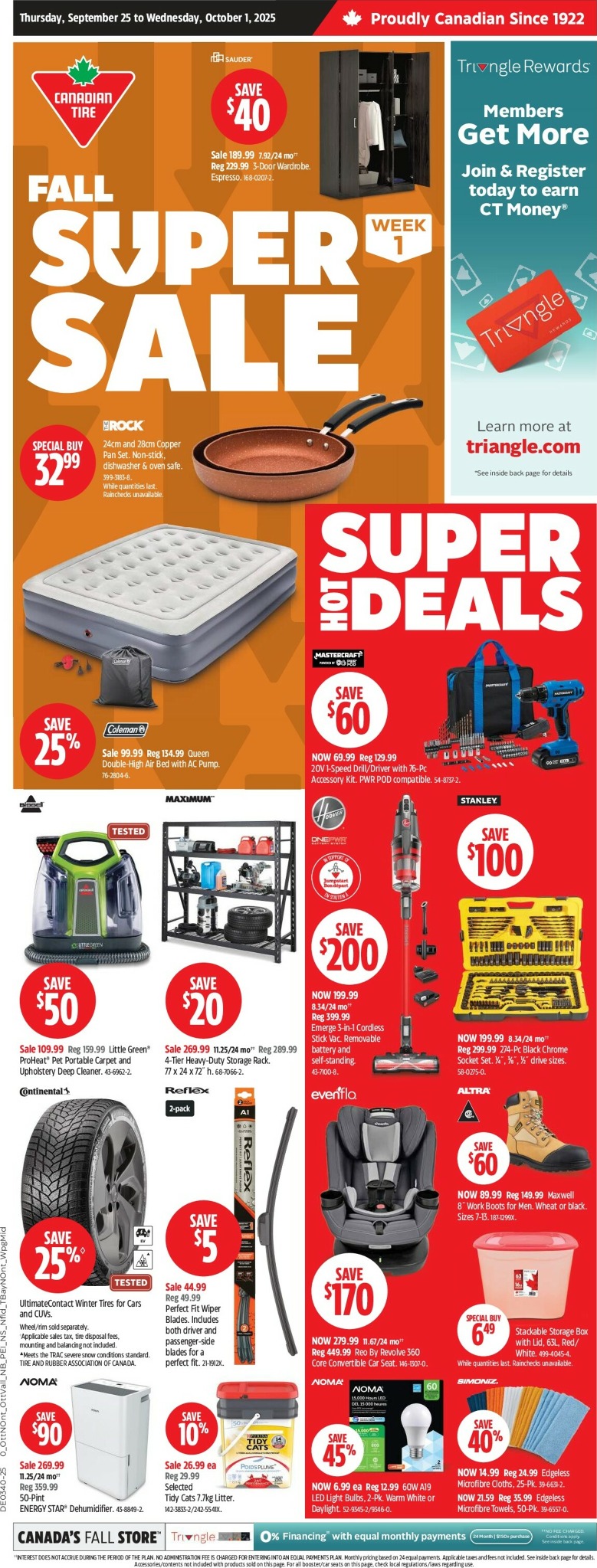 canadian-tire - Canadian Tire - D0340 flyer valid from 09-25 - 10-01