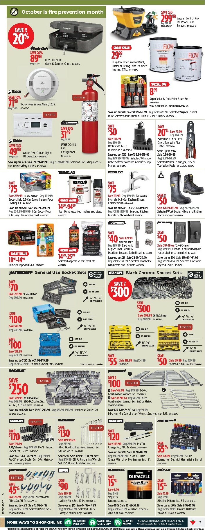 canadian-tire - Canadian Tire flyer valid from 10-02 - 10-08 - page: 7