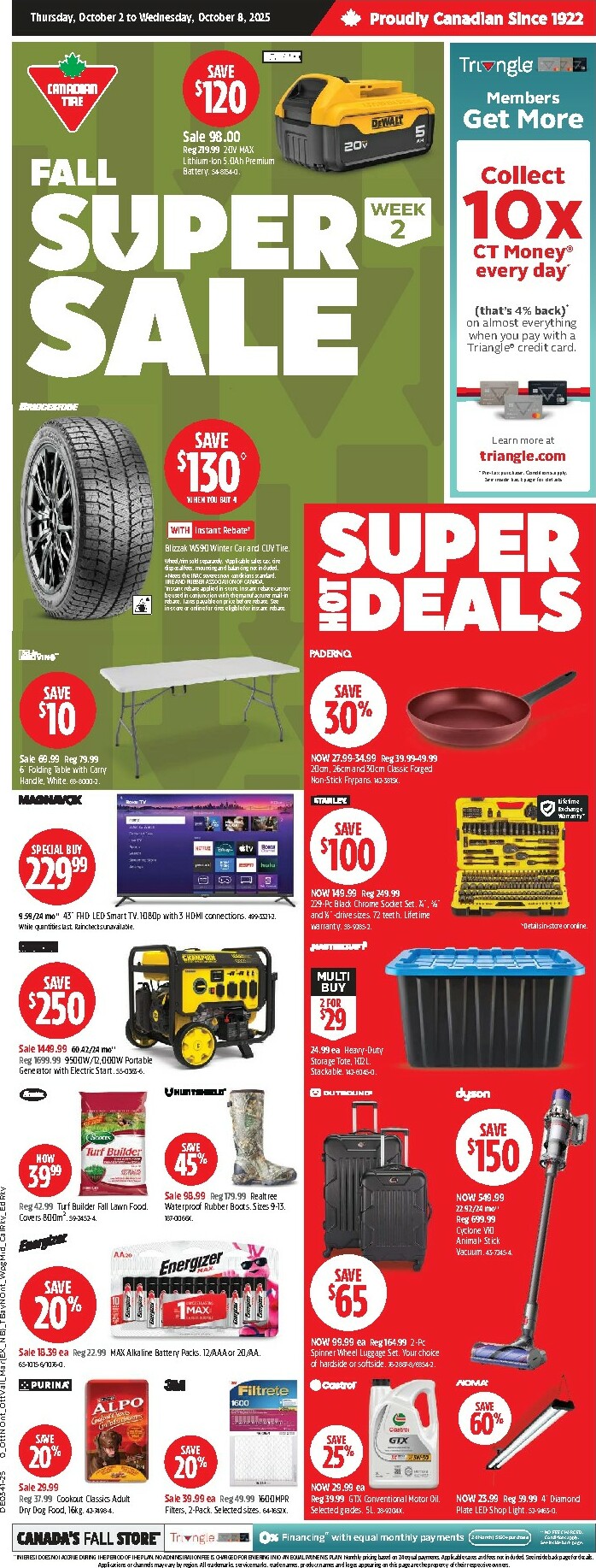 canadian-tire - Canadian Tire flyer valid from 10-02 - 10-08