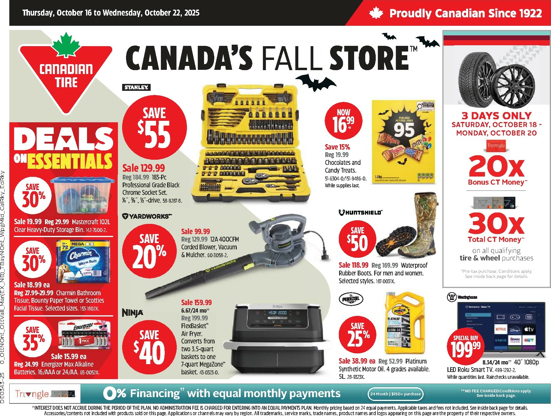 canadian-tire - Canadian Tire flyer valid from 10-16 - 10-22