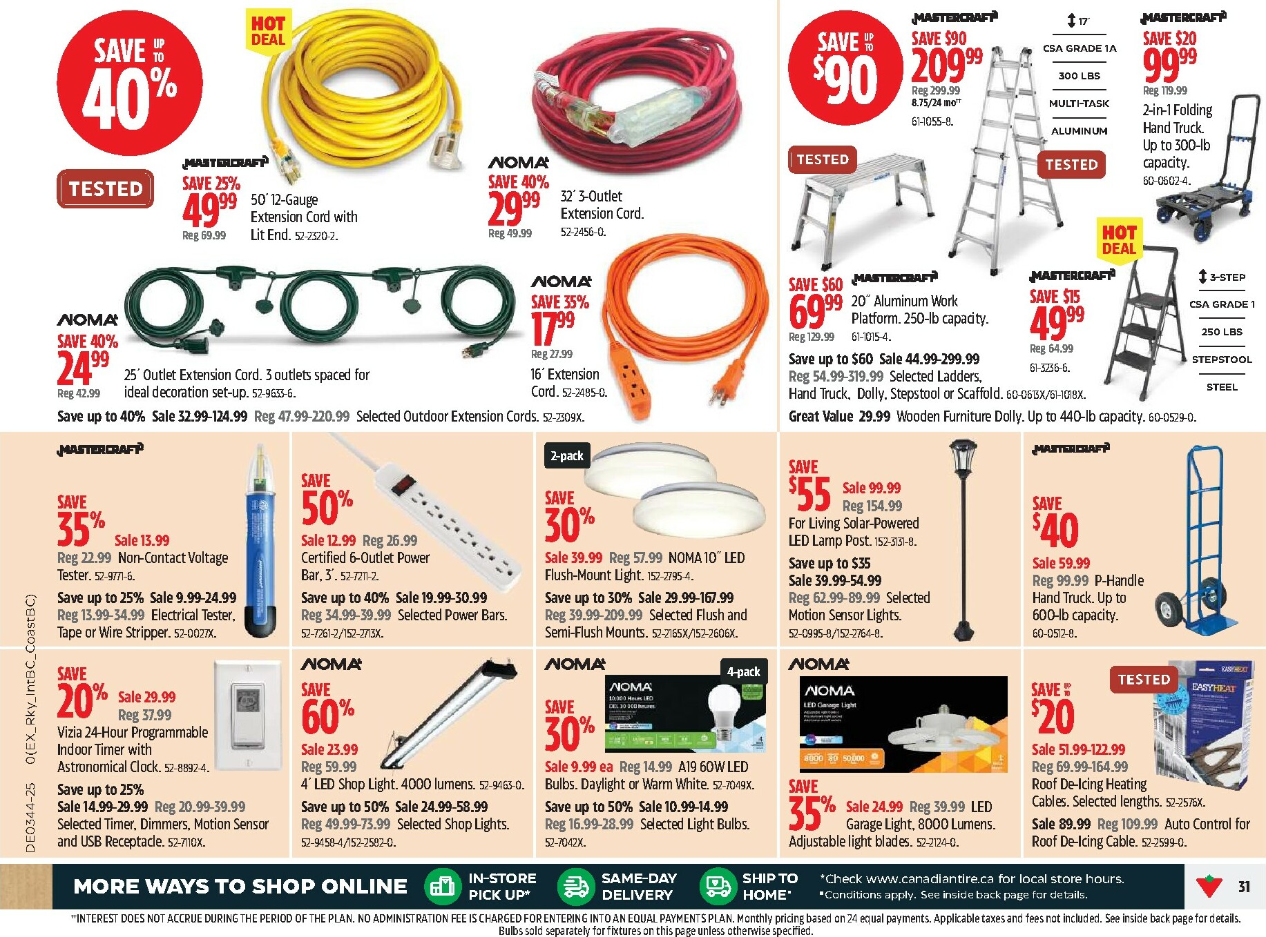 canadian-tire - Canadian Tire Flyer Valid From 10-23 to 10-29 - page: 31 canadian-tire - Canadian Tire Flyer Valid From 10-23 to 10-29 - page: 31
