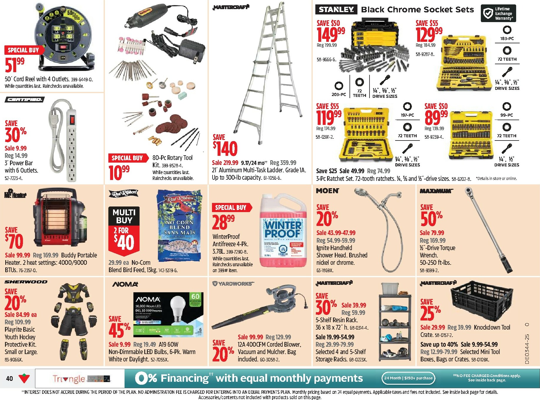 canadian-tire - Canadian Tire Flyer Valid From 10-23 to 10-29 - page: 40 canadian-tire - Canadian Tire Flyer Valid From 10-23 to 10-29 - page: 40