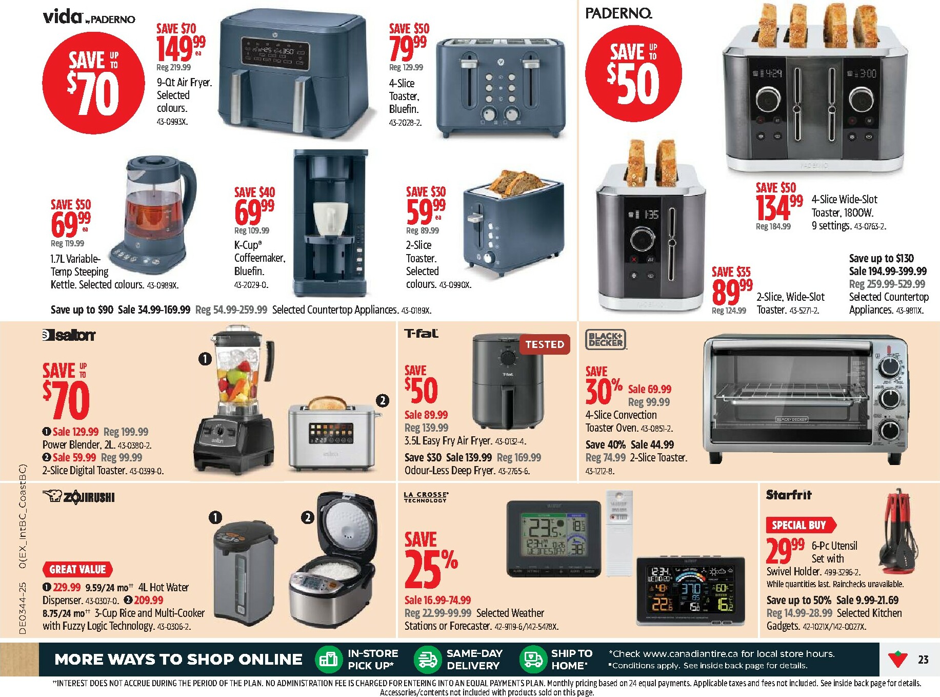 canadian-tire - Canadian Tire Flyer Valid From 10-23 to 10-29 - page: 23 canadian-tire - Canadian Tire Flyer Valid From 10-23 to 10-29 - page: 23