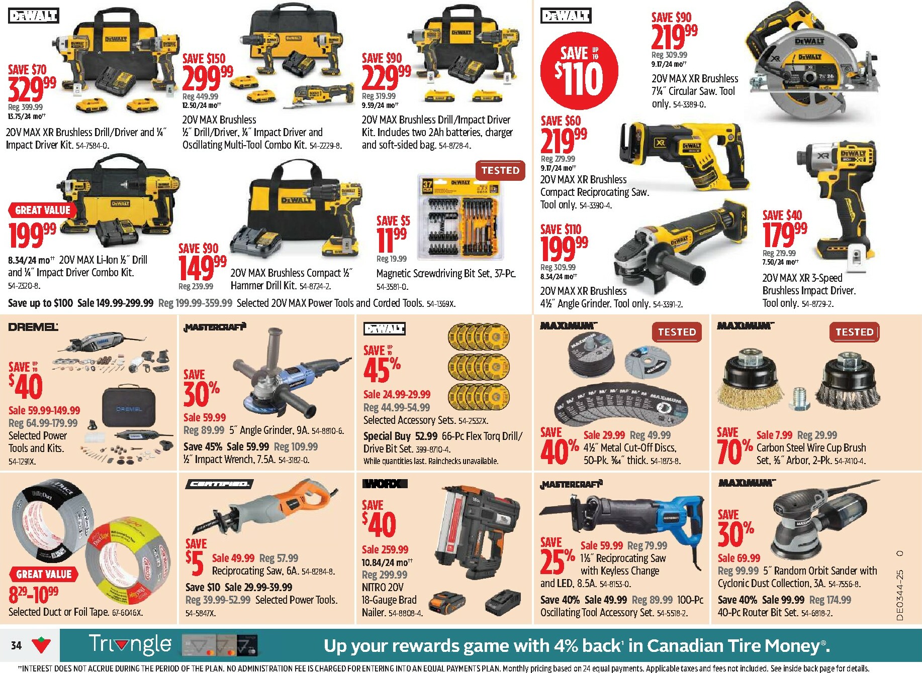 canadian-tire - Canadian Tire Flyer Valid From 10-23 to 10-29 - page: 34 canadian-tire - Canadian Tire Flyer Valid From 10-23 to 10-29 - page: 34