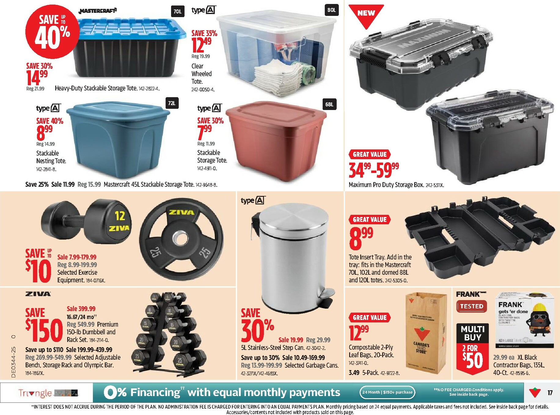 canadian-tire - Canadian Tire Flyer Valid From 10-23 to 10-29 - page: 17 canadian-tire - Canadian Tire Flyer Valid From 10-23 to 10-29 - page: 17