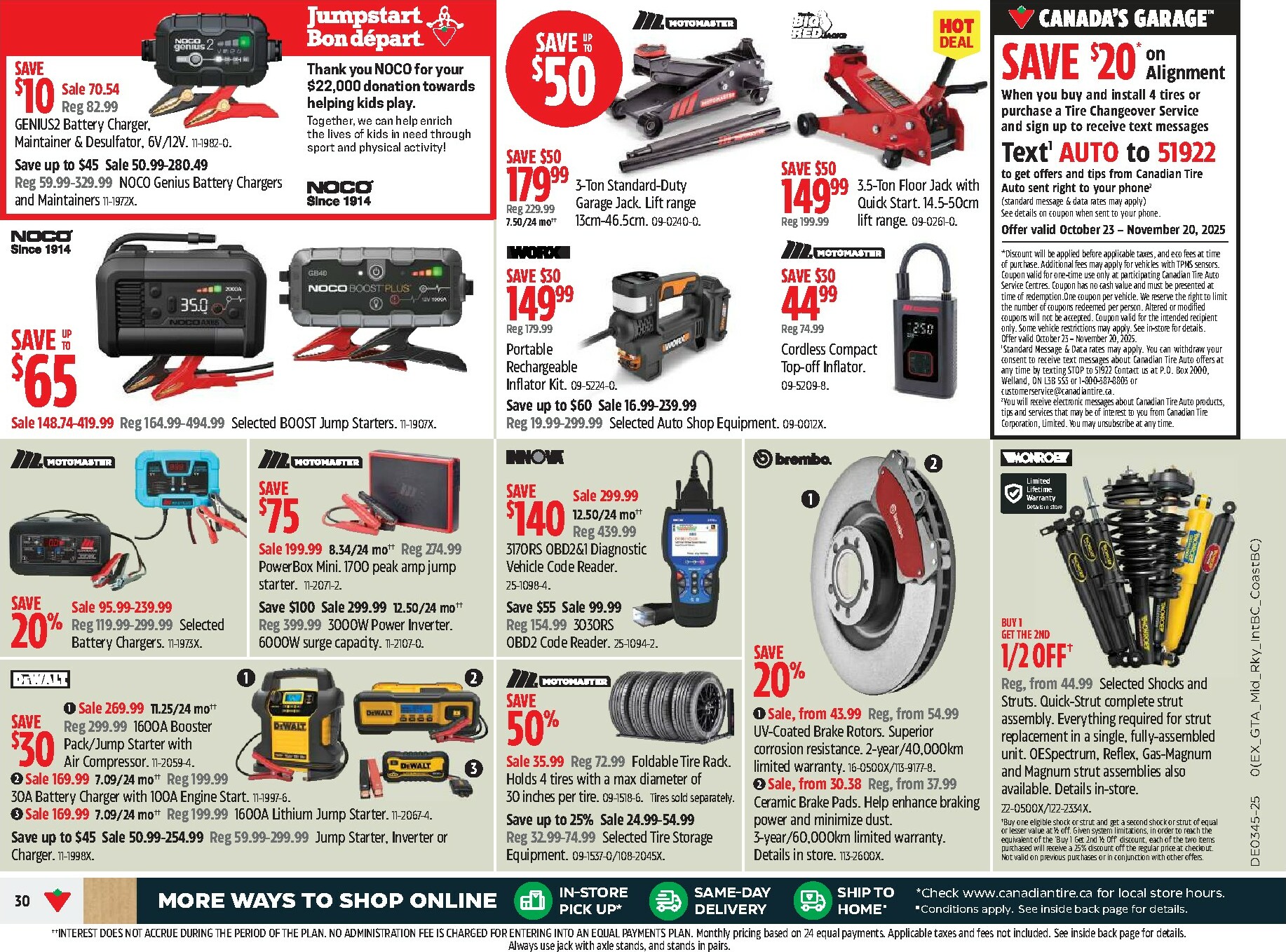canadian-tire - Canadian Tire Flyer Valid From 10-30 to 11-05 - page: 30