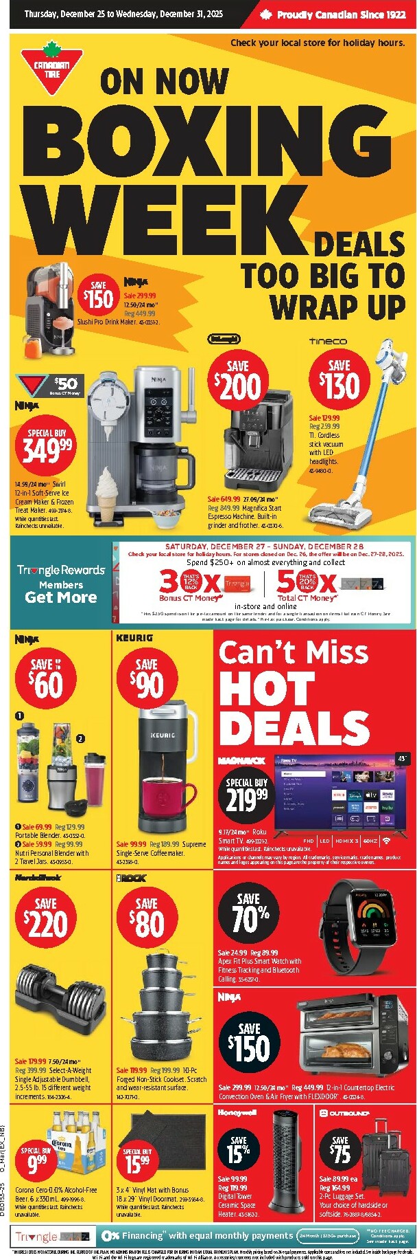 canadian-tire - Canadian Tire Flyer Valid From 12-25 to 12-31