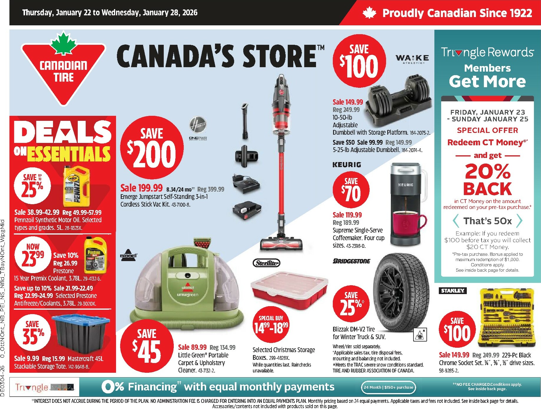 canadian-tire - Canadian Tire Flyer Valid From 01-22 to 01-28