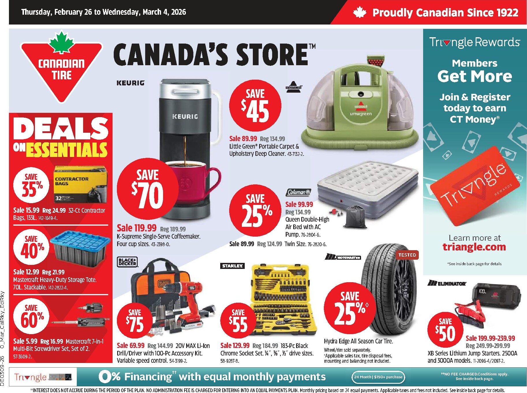 canadian-tire - Canadian Tire Flyer Valid From 2026-02-26 to 2026-03-04 - page: 1