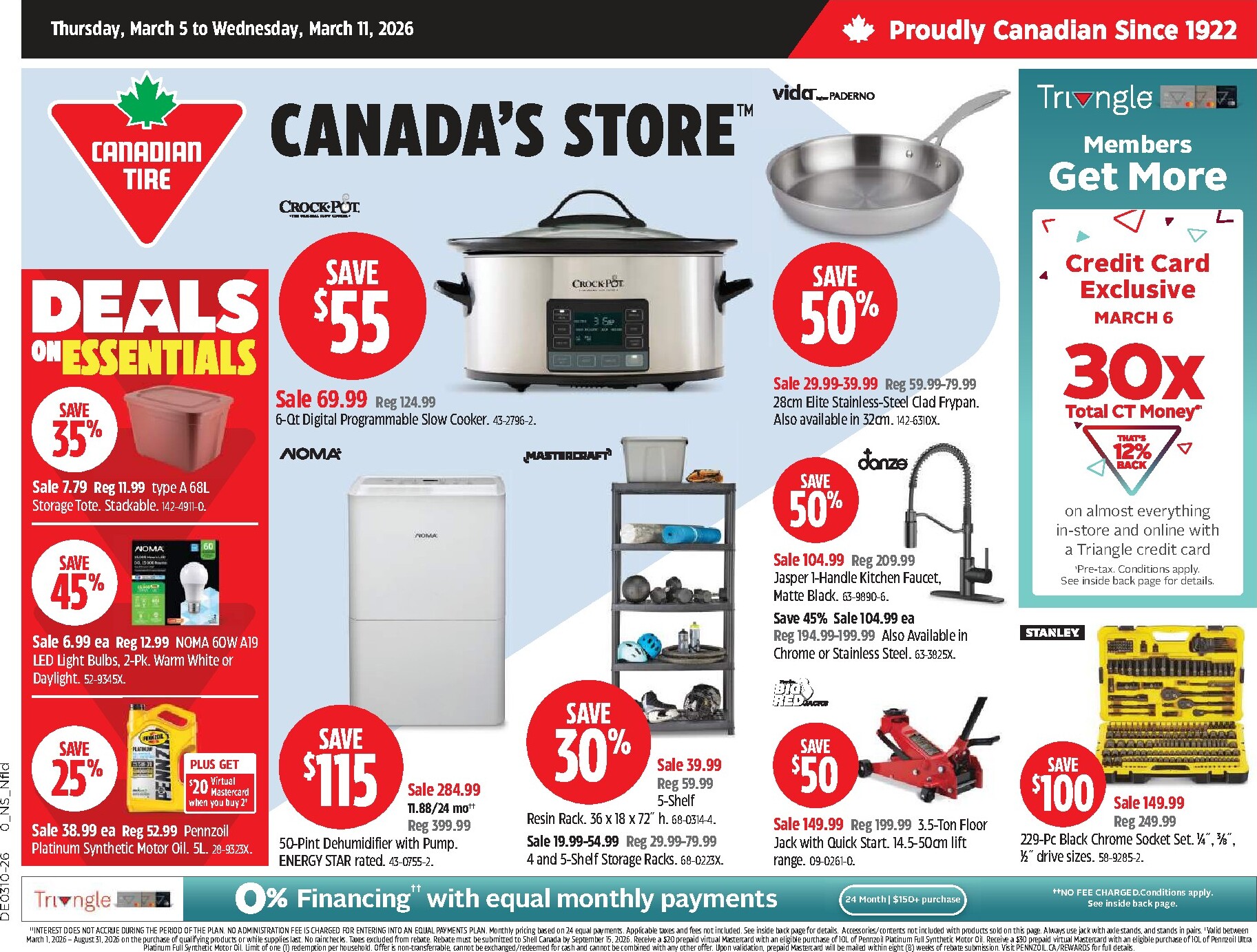 canadian-tire - Canadian Tire Flyer Valid From 2026-03-05 to 2026-03-11 - page: 1