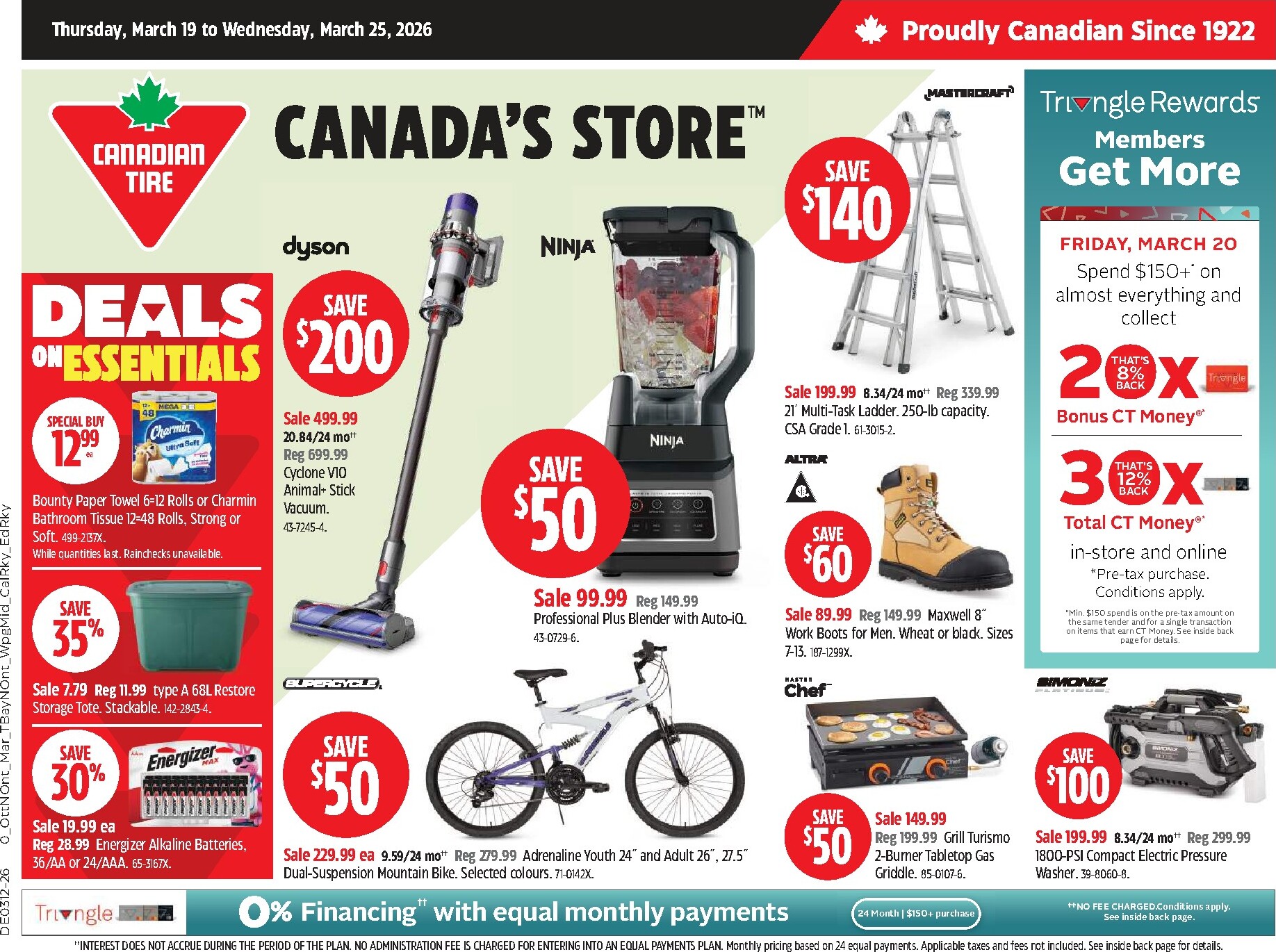 canadian-tire - Canadian Tire Flyer Valid From 2026-03-19 to 2026-03-25 - page: 1