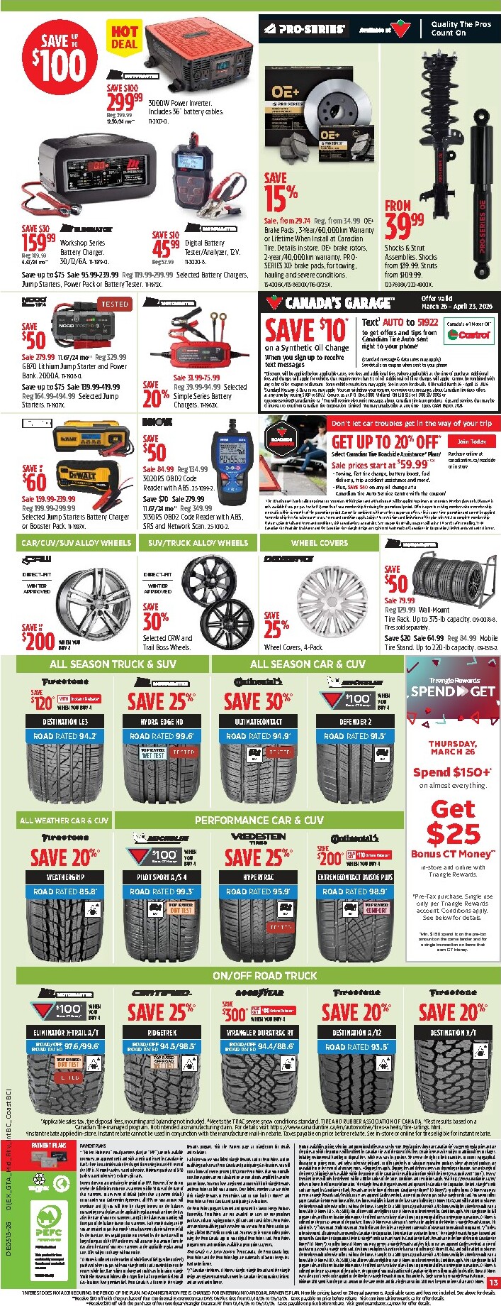 canadian-tire - Canadian Tire Flyer Valid From 2026-03-26 to 2026-04-01 - page: 13