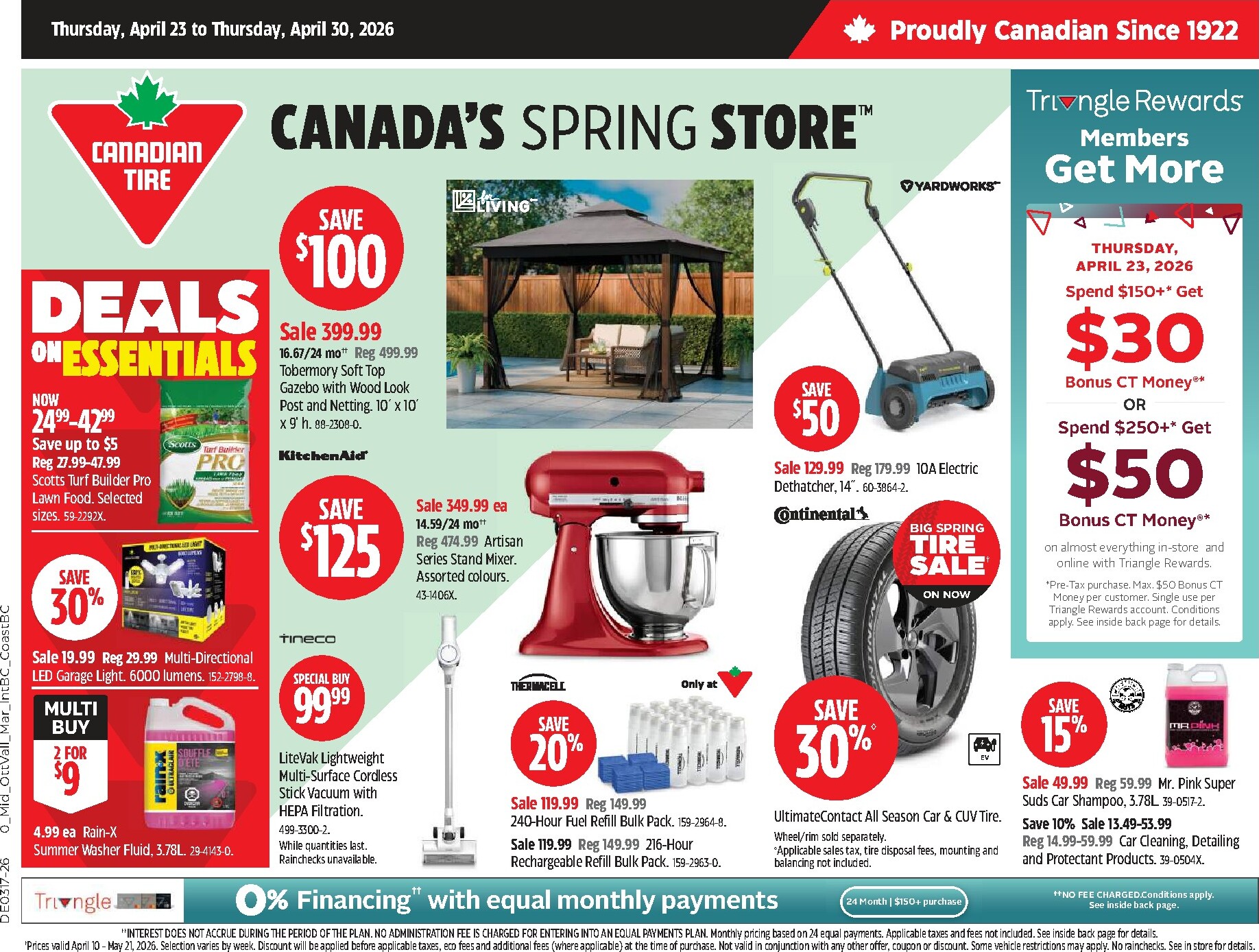 canadian-tire - Canadian Tire Flyer Valid from 2026-04-23 to 2026-04-30 - page: 1
