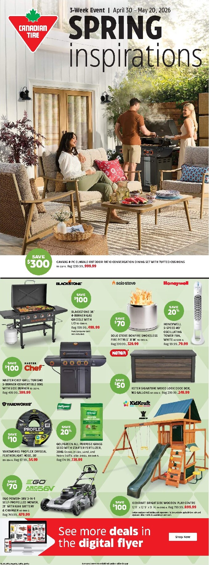 canadian-tire - New Canadian Tire - Spring inspirations Flyer for This Week – 2026-04-30 to 2026-05-20
