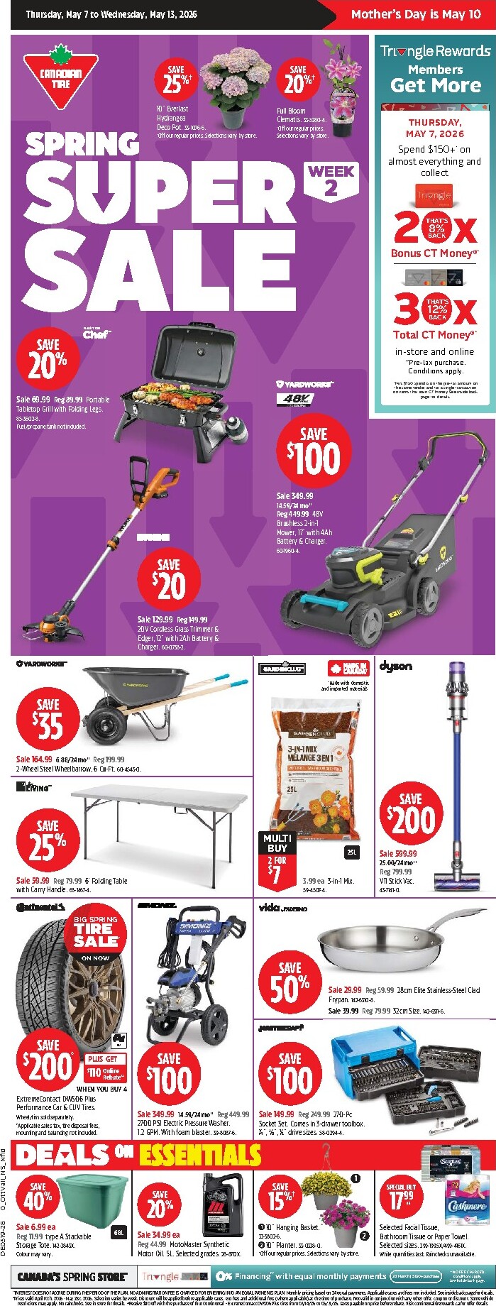 canadian-tire - New Canadian Tire - Spring Super Deals Flyer for This Week – 2026-05-07 to 2026-05-13
