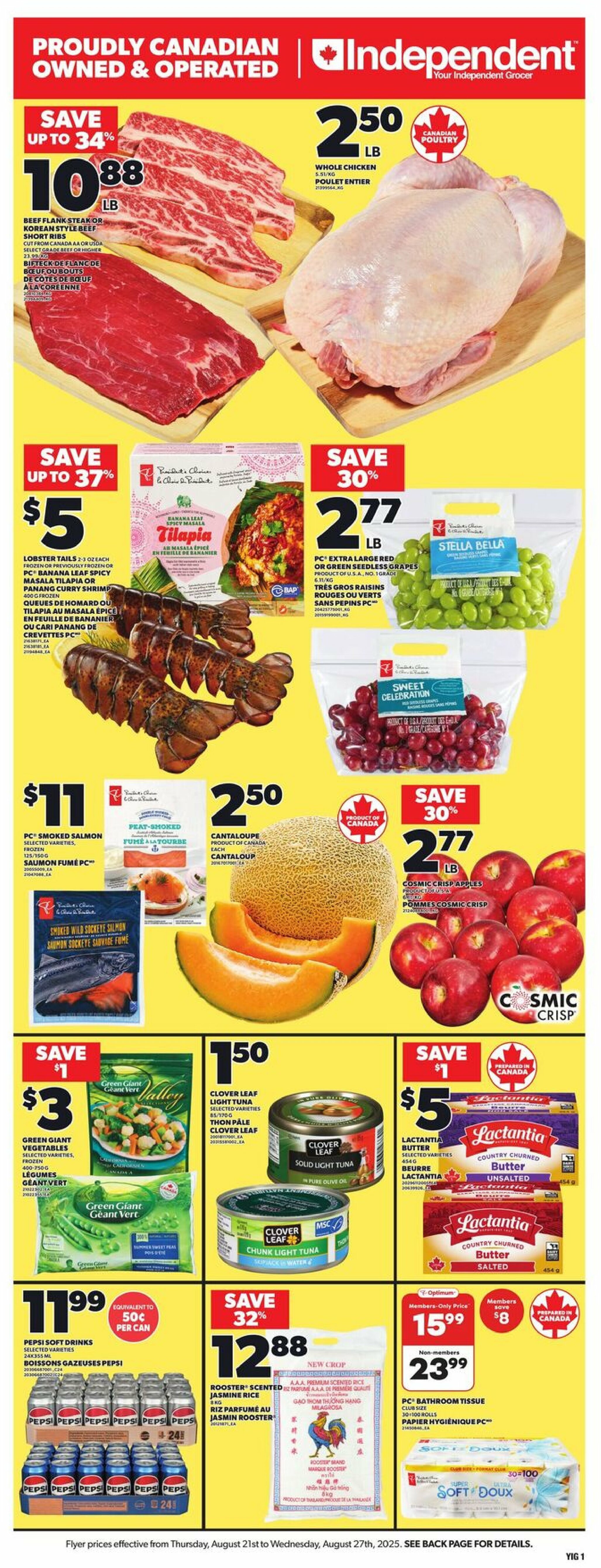 independent-grocery - Independent Grocery flyer valid from 08-21 - 08-27 - page: 3