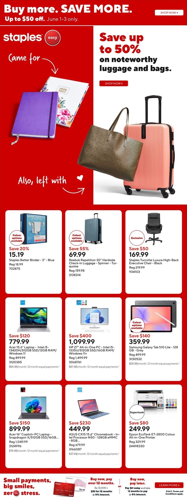 staples - Staples Flyer Valid from 2026-05-29 to 2026-06-04