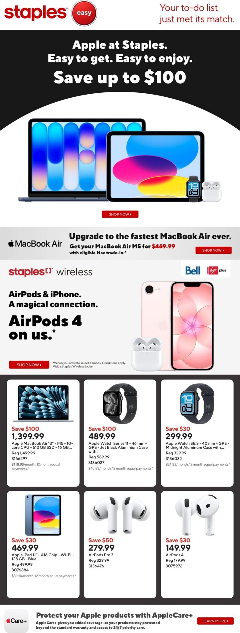 staples - Staples Flyer Valid from 2026-06-05 to 2026-06-11 - page: 1