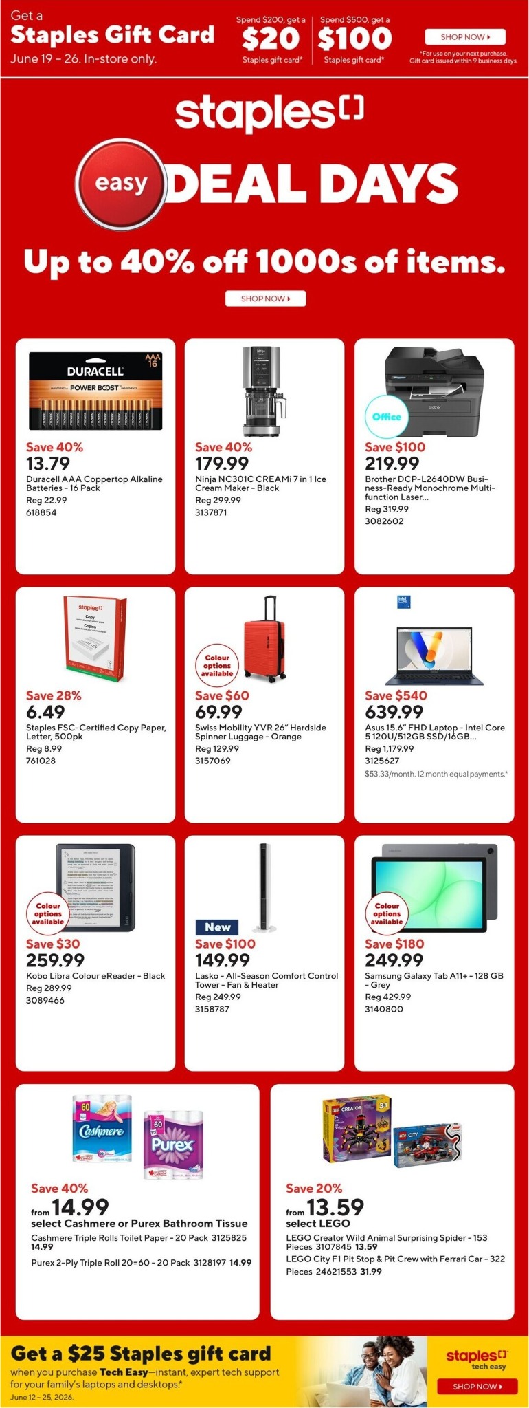 staples - Staples Flyer Valid from 2026-06-19 to 2026-06-26