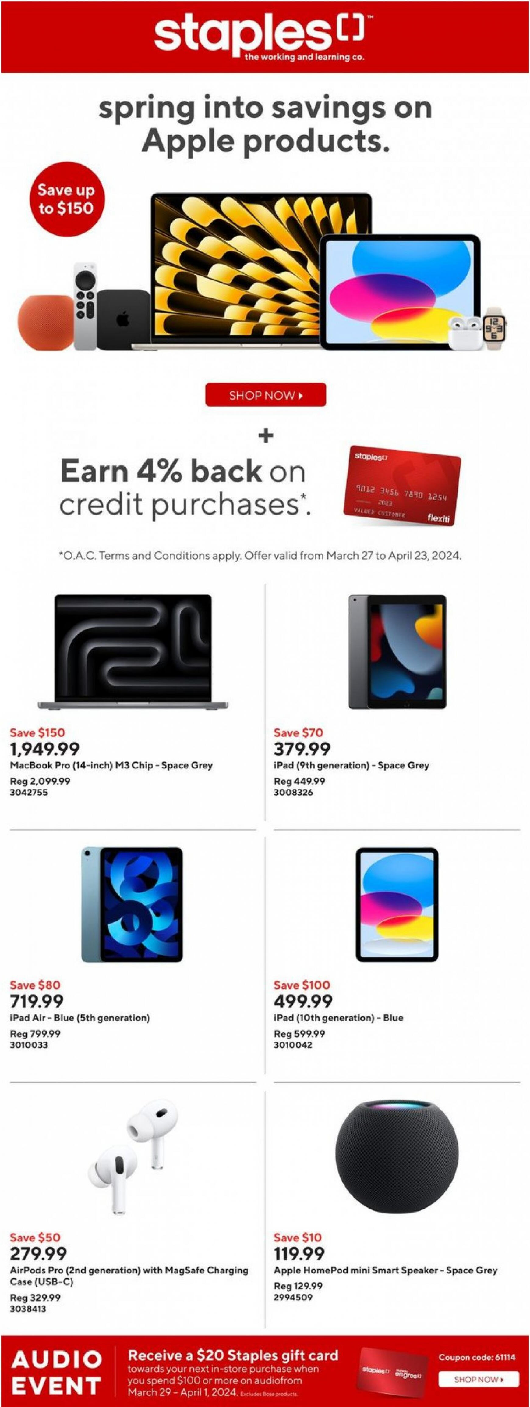 staples - Staples - Weekly valid from 27.03.2024