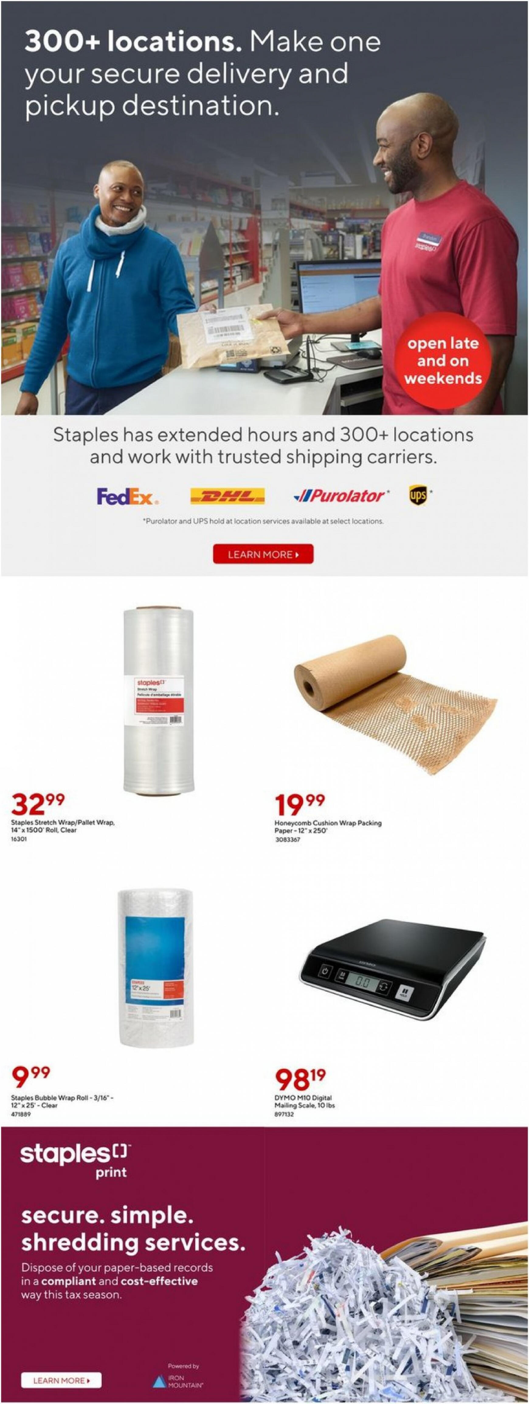 staples - Staples - Weekly flyer current 10.04. - 17.04. - page: 14