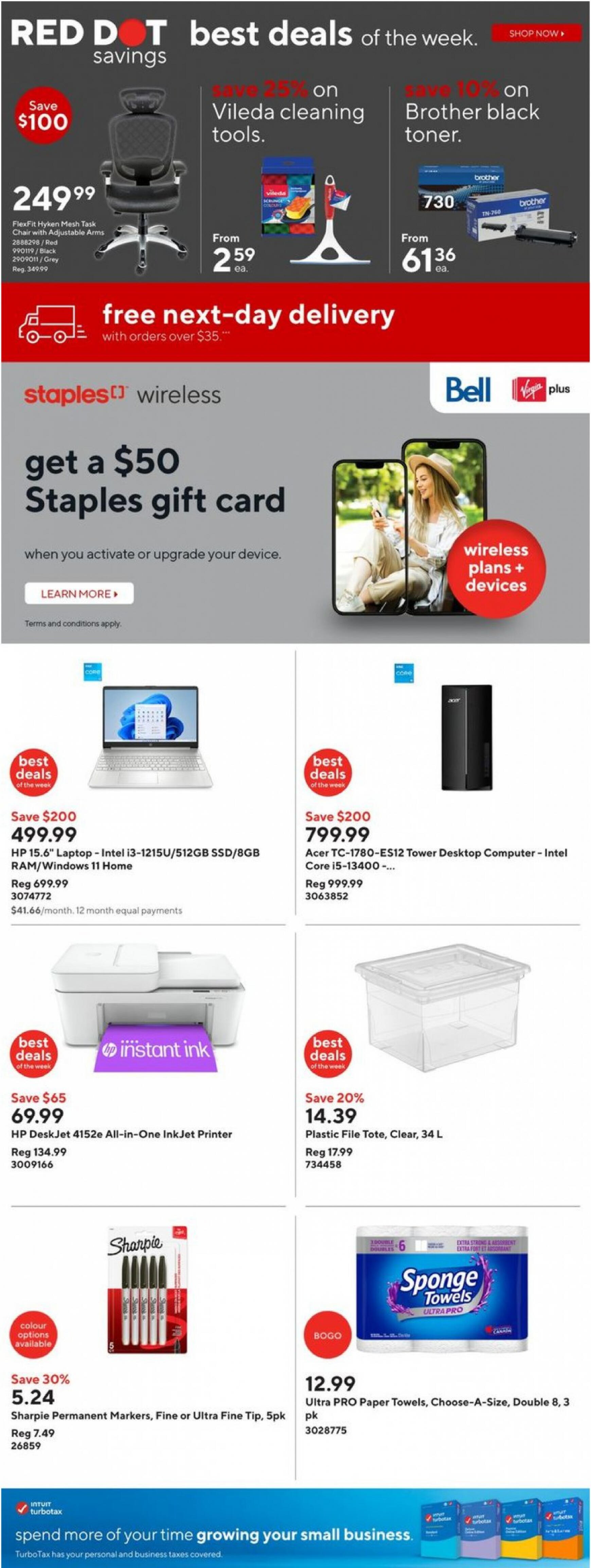 staples - Staples - Weekly flyer current 10.04. - 17.04. - page: 2