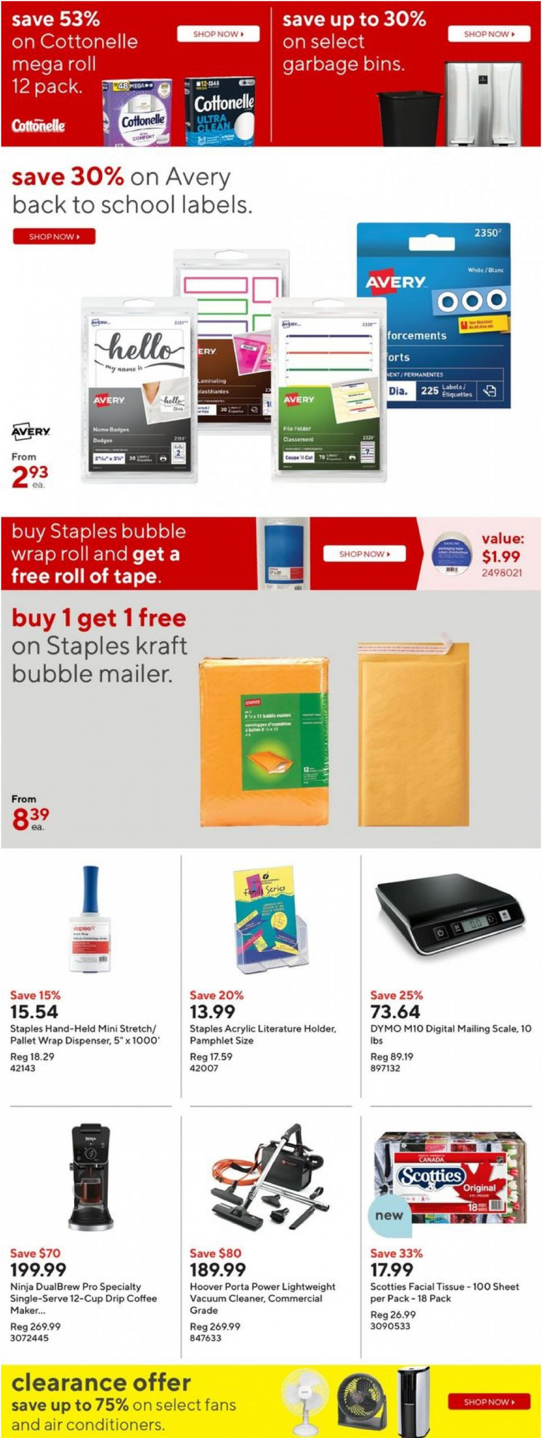 staples - Staples flyer current 01.08. - 05.08. - page: 21