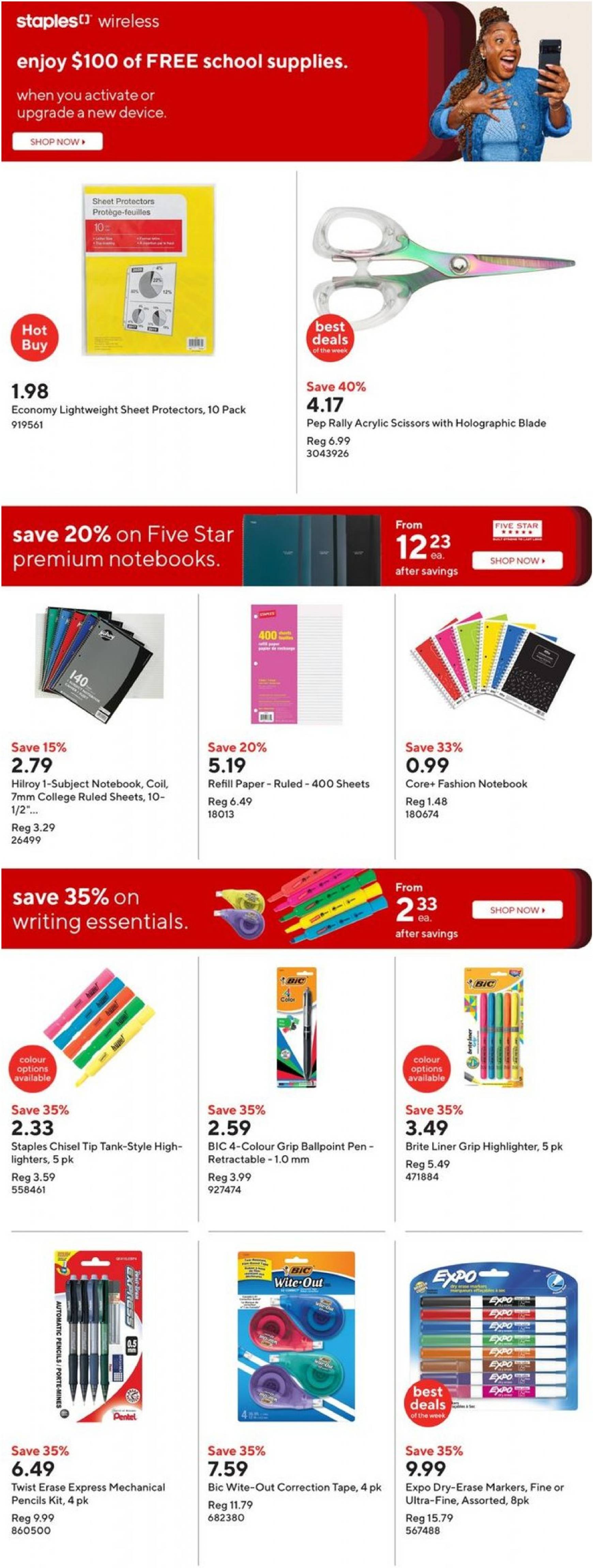 staples - Latest Staples - Weekly flyer 04.09. - 11.09. - page: 7