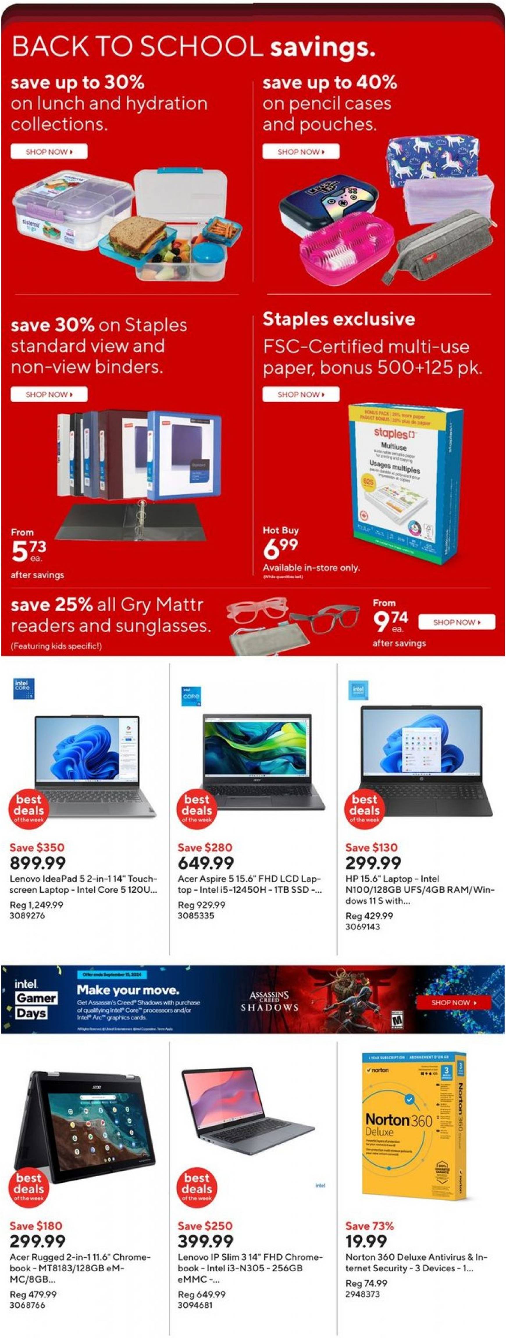 staples - Latest Staples - Weekly flyer 04.09. - 11.09. - page: 2