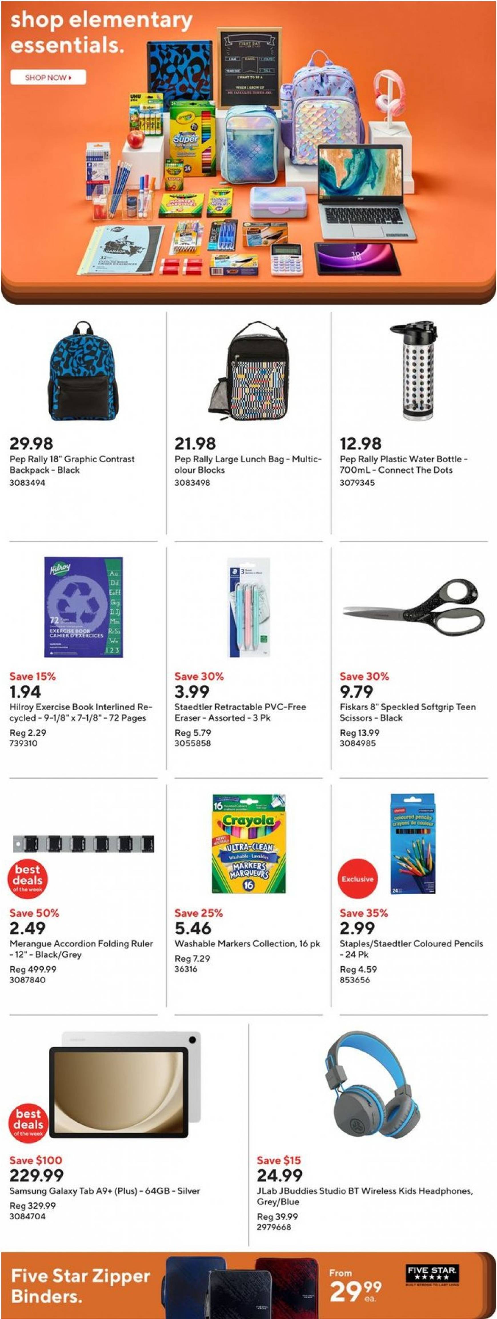 staples - Latest Staples - Weekly flyer 04.09. - 11.09. - page: 10