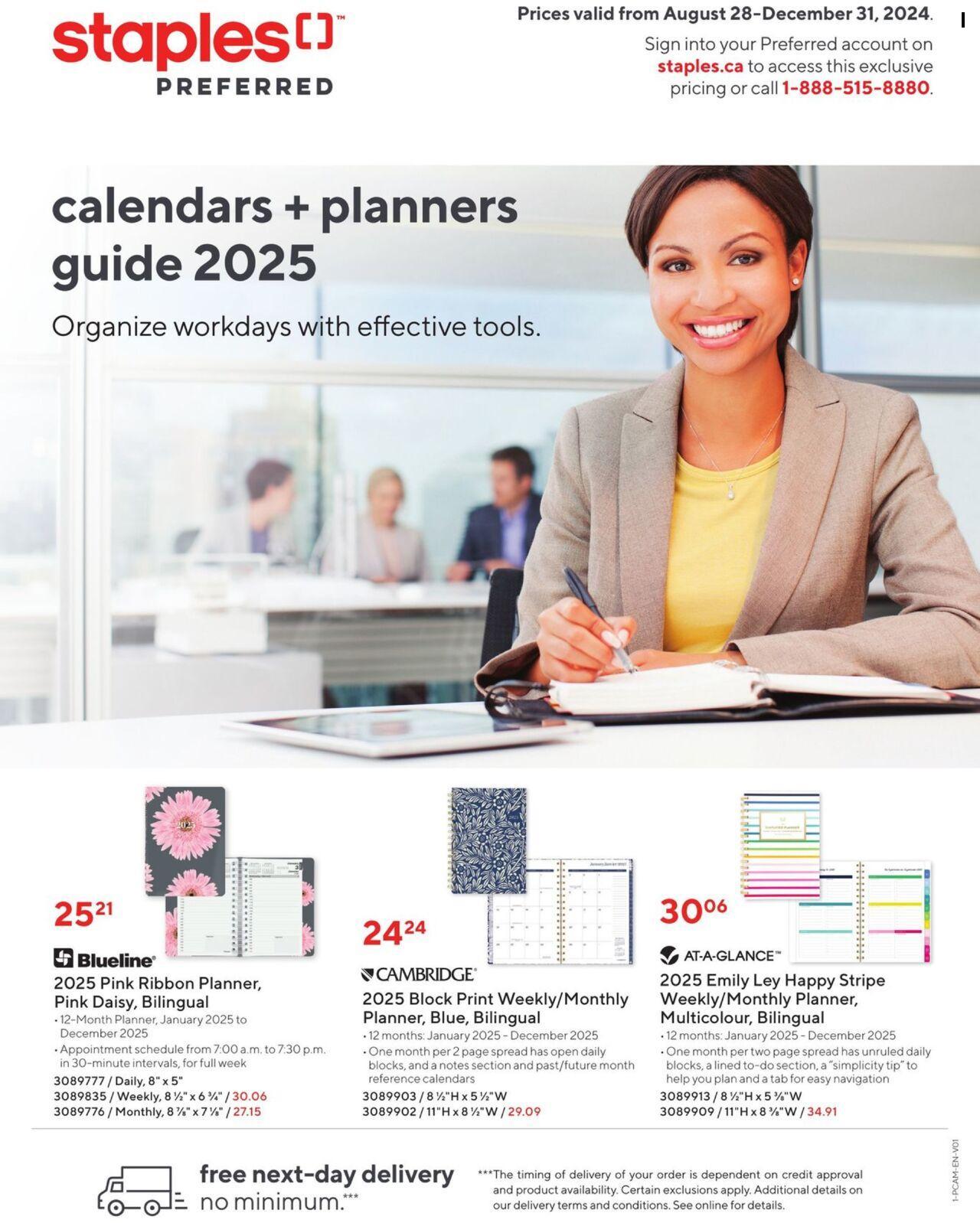 staples - Staples flyer Aug. 28, 2024 - Dec. 31, 2024