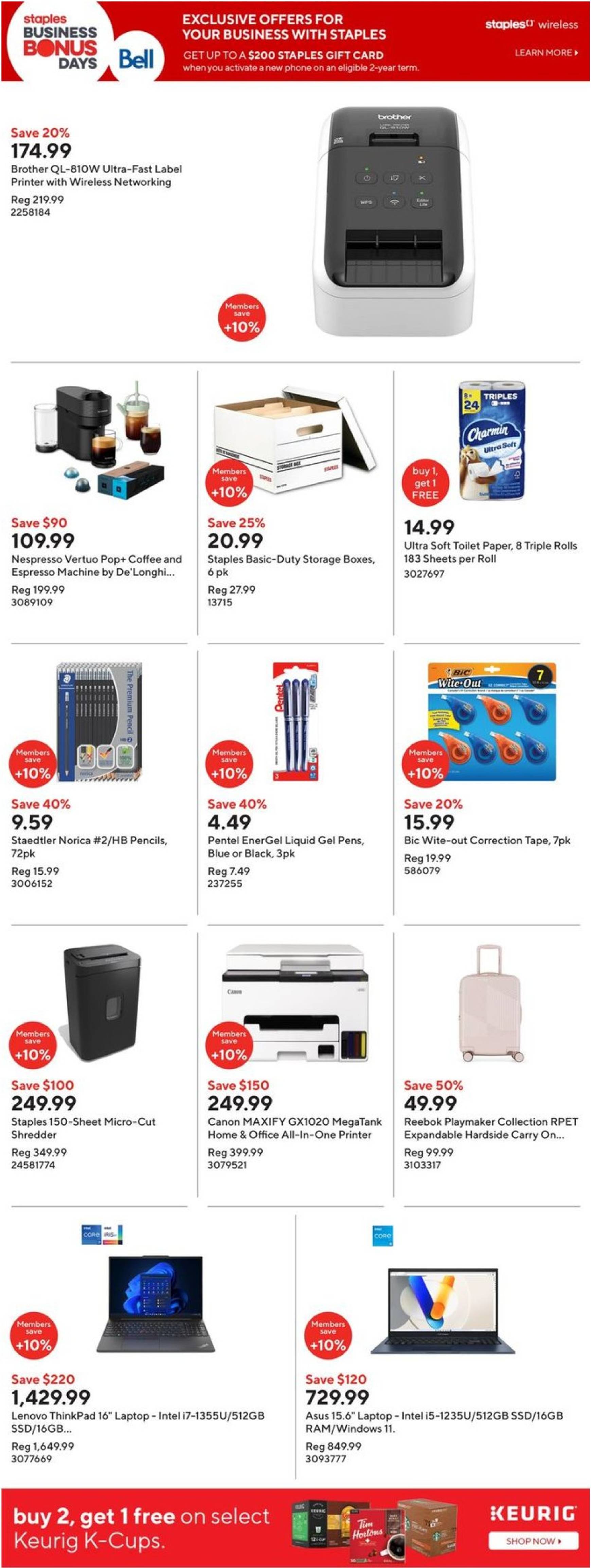 staples - Staples flyer valid from 24.10. - 30.10. - page: 3