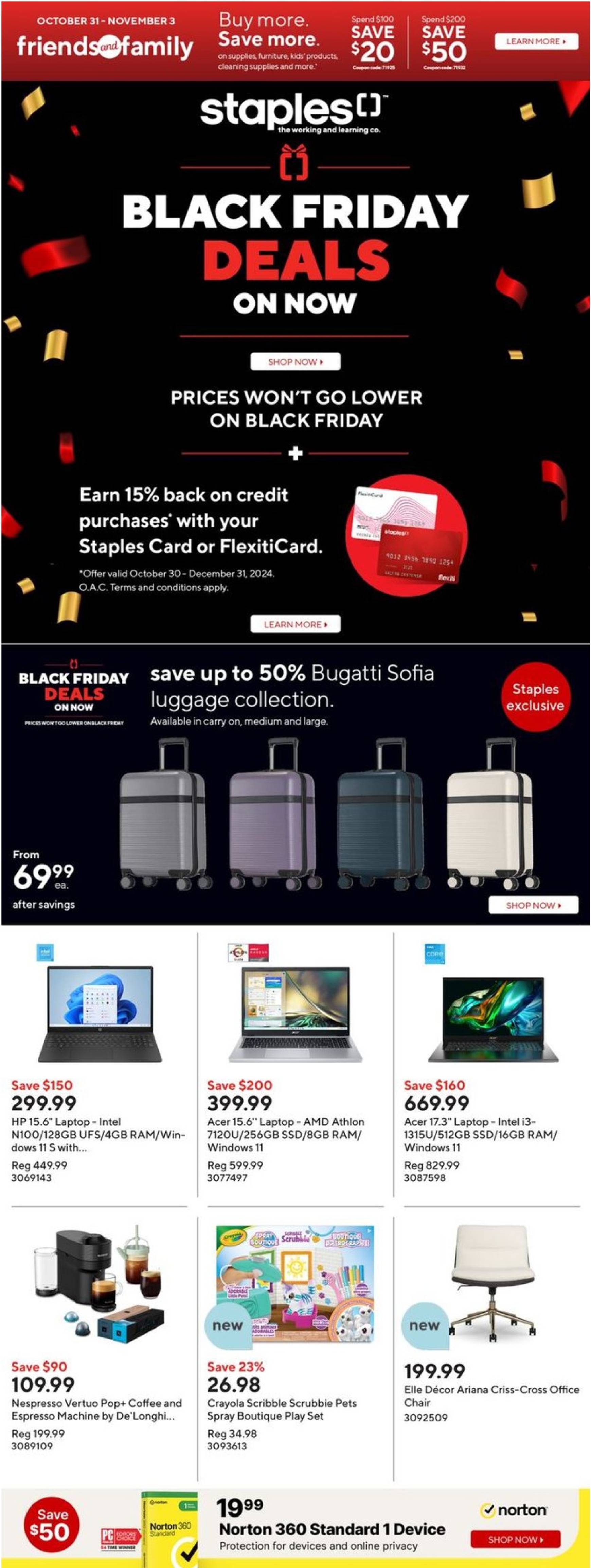 staples - Staples flyer valid from 31.10. - 06.11.