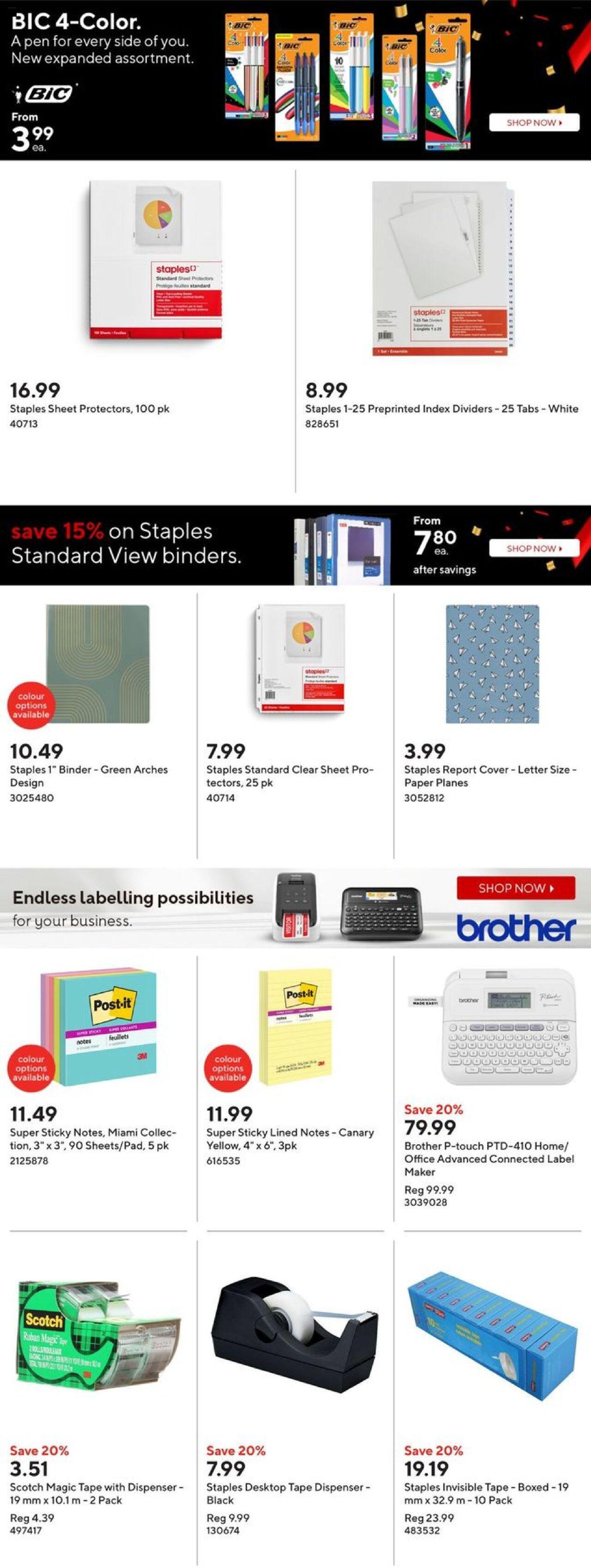 staples - Staples Flyer - Black Friday Oct. 30, 2024 - Nov. 5, 2024 - page: 22