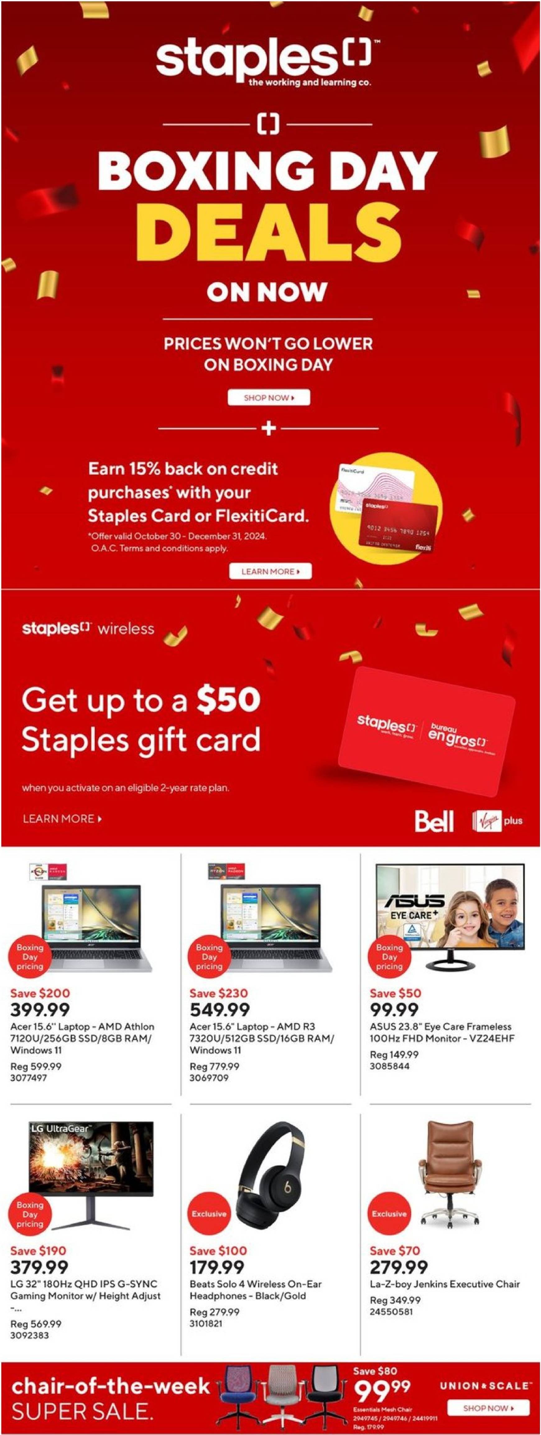 staples - Staples flyer valid from 12-04 - 12-10