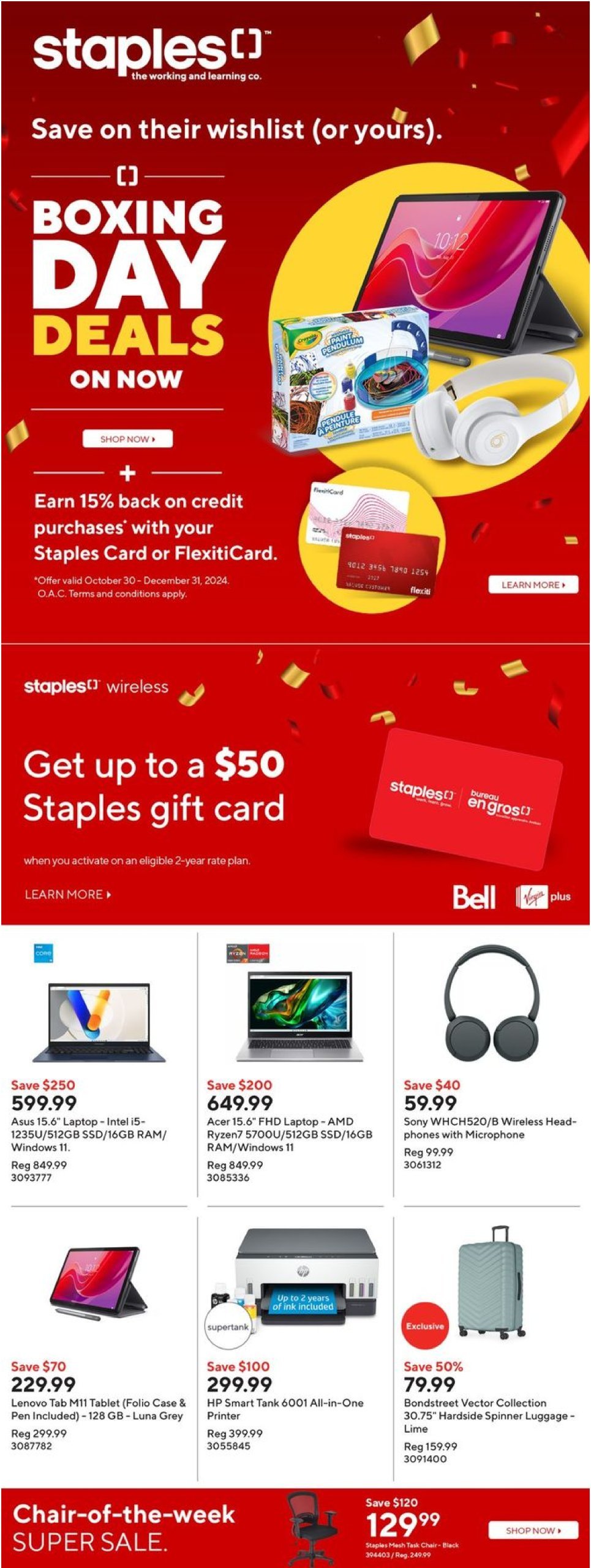 staples - Staples flyer valid from 12-11 - 12-17