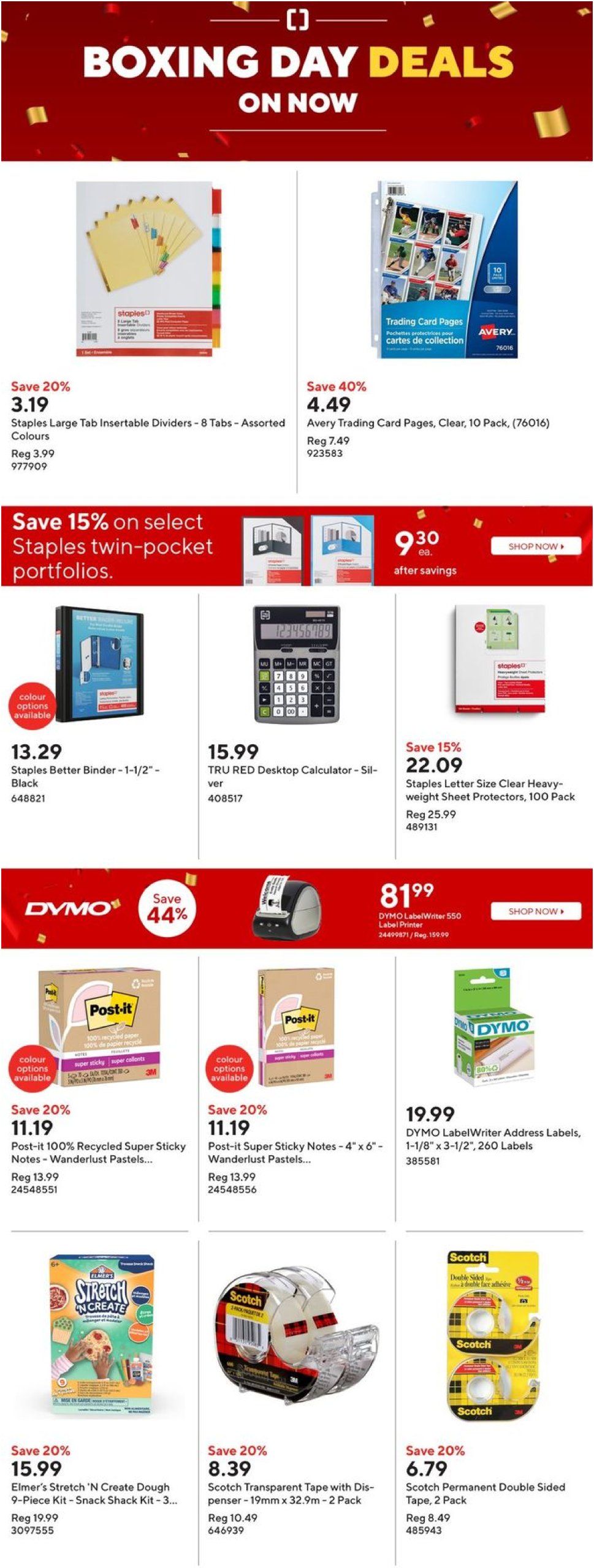 staples - Staples flyer valid from 12-25 - 12-31 - page: 20