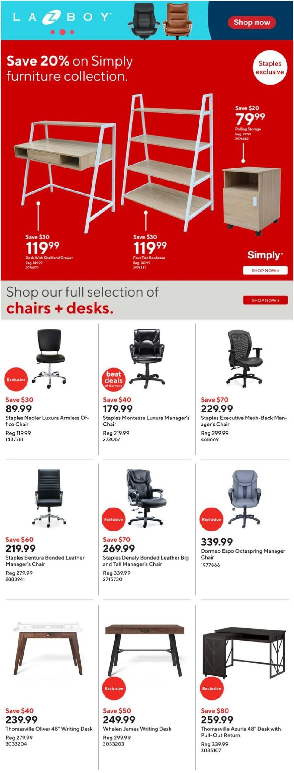 staples - Staples flyer valid from 01-08 - 01-14 - page: 20