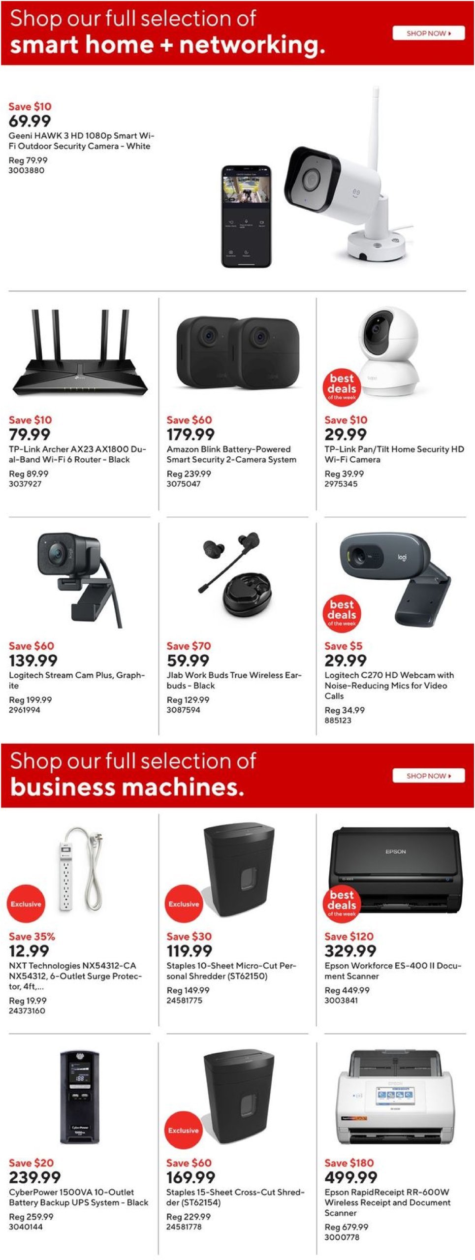 staples - Staples flyer valid from 01-08 - 01-14 - page: 16