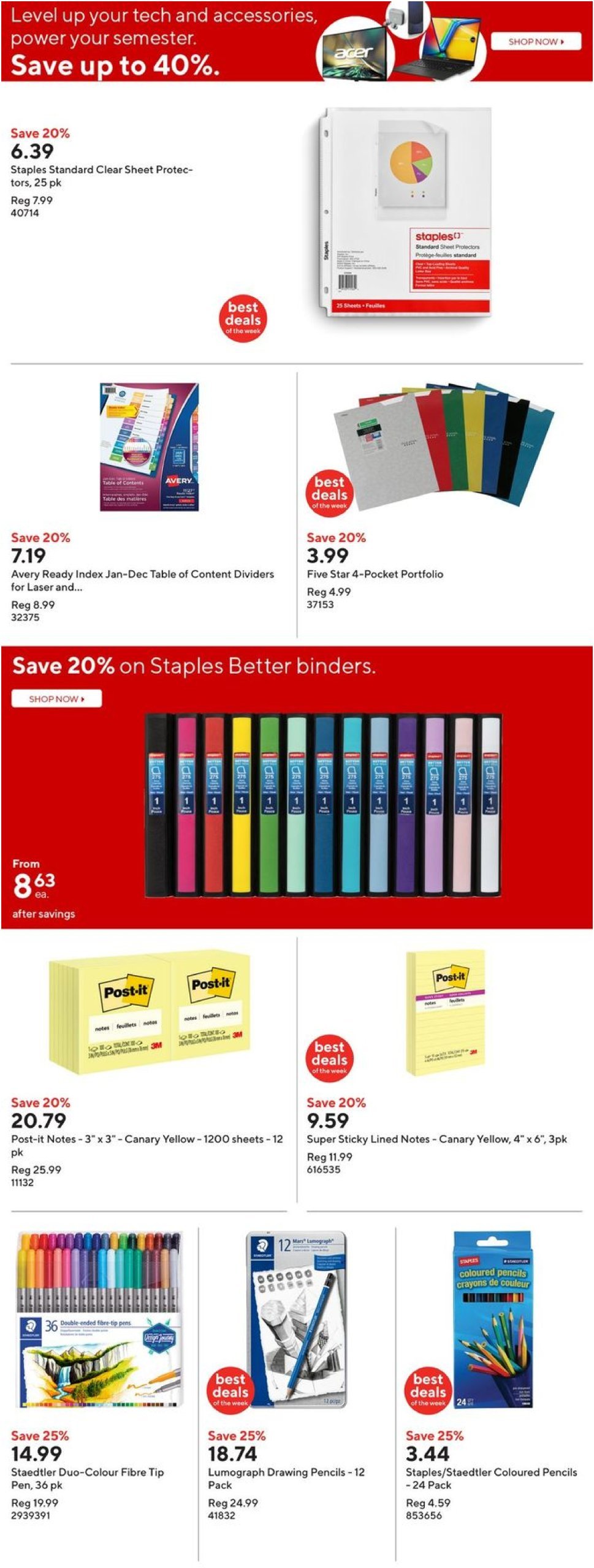 staples - Staples flyer valid from 01-08 - 01-14 - page: 5