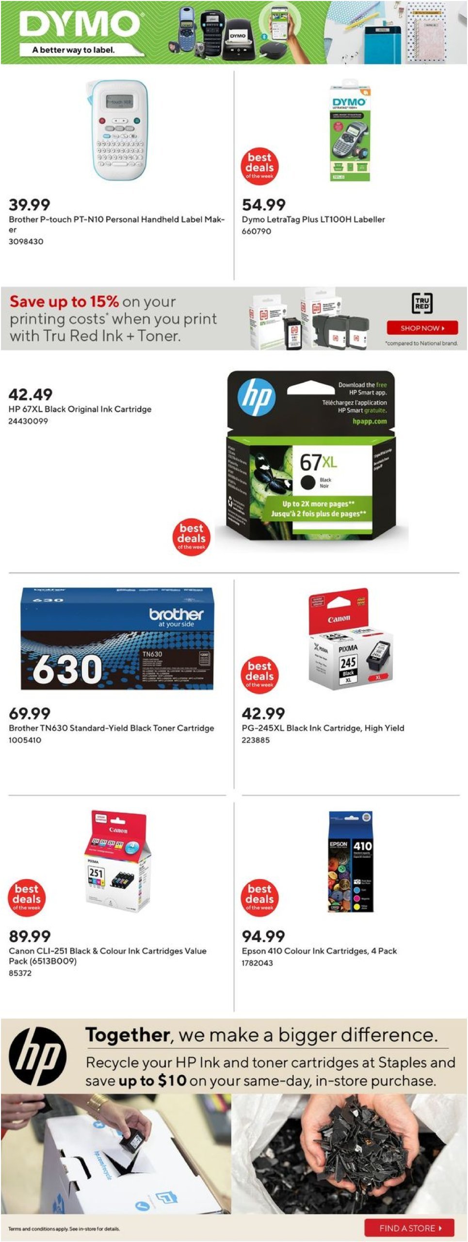 staples - Staples flyer valid from 01-08 - 01-14 - page: 19